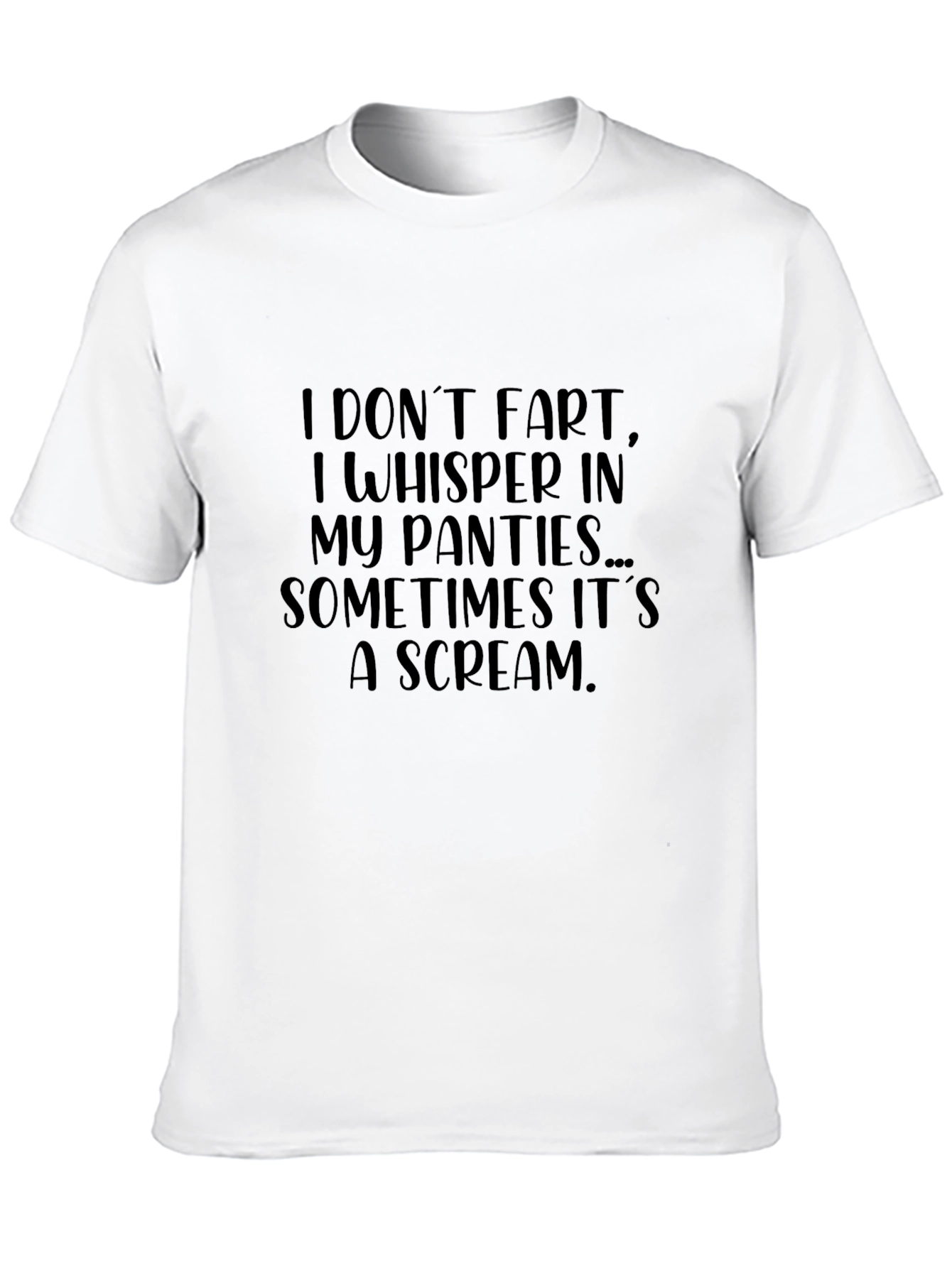 I Dont Fart I Whisper Mens Graphic T-Shirt