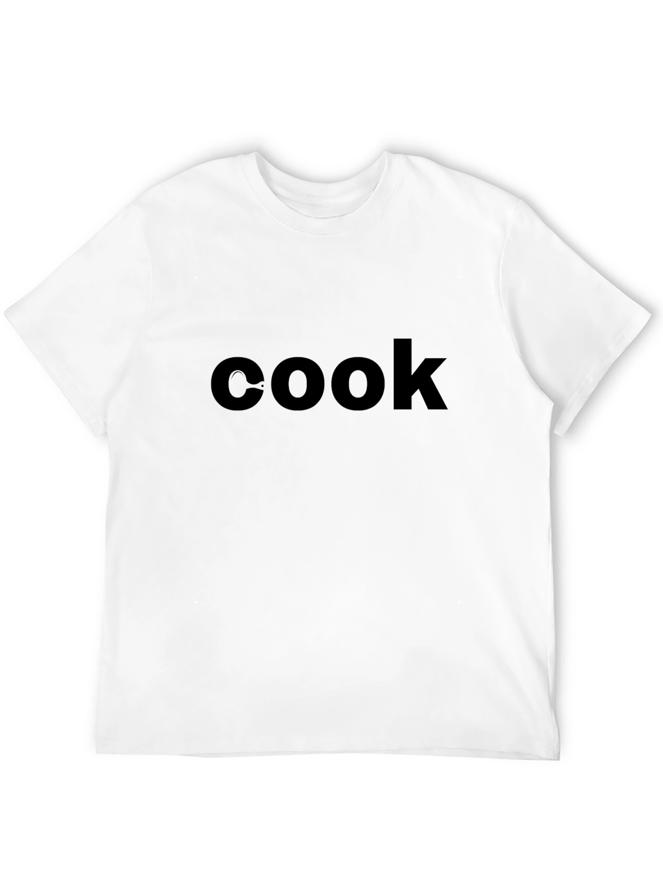 Cook Graphic Tee - Black Casual T-Shirt