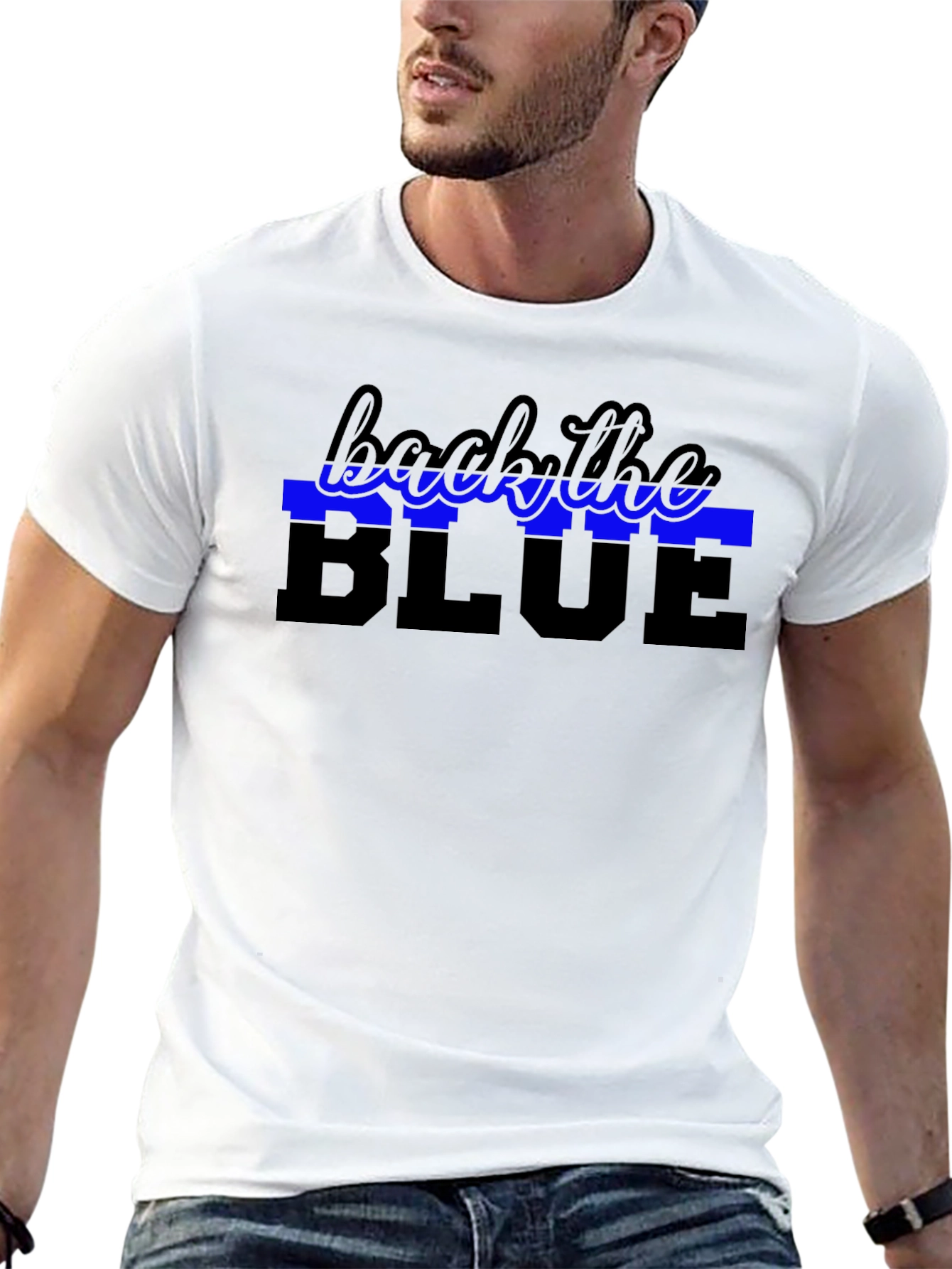 Back the Blue Support Law Enforcement T-Shirt