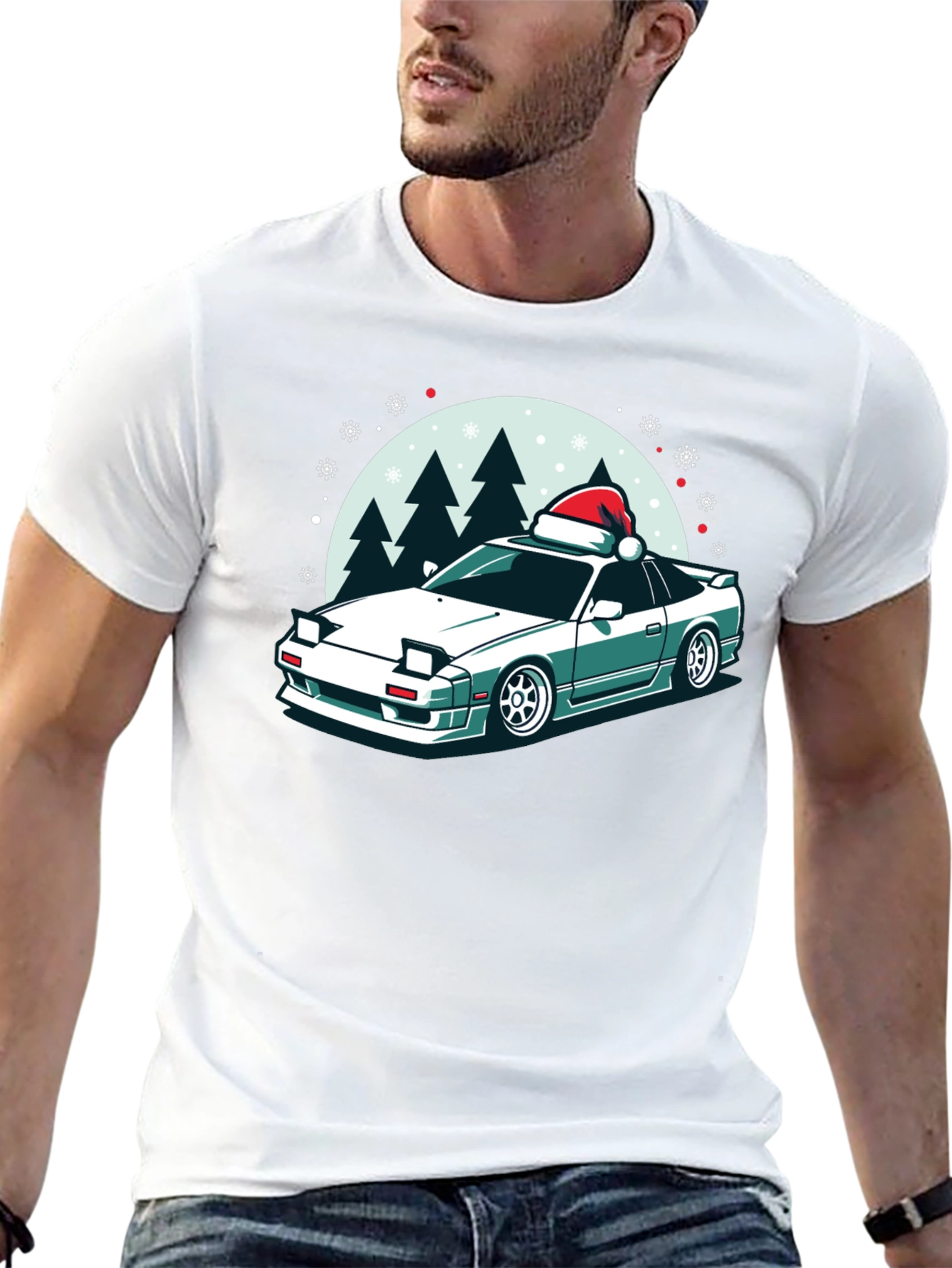 Festive Car Graphic Tee