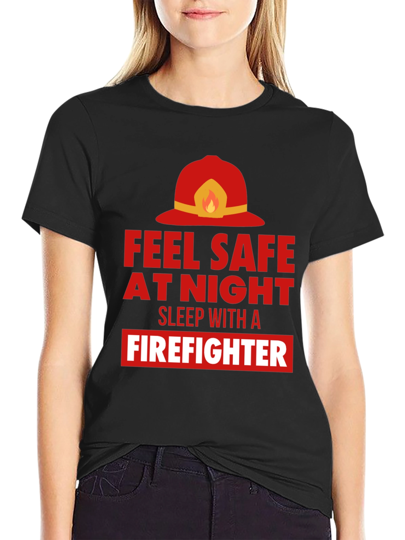 Feel Safe With a Firefighter Graphic Tee