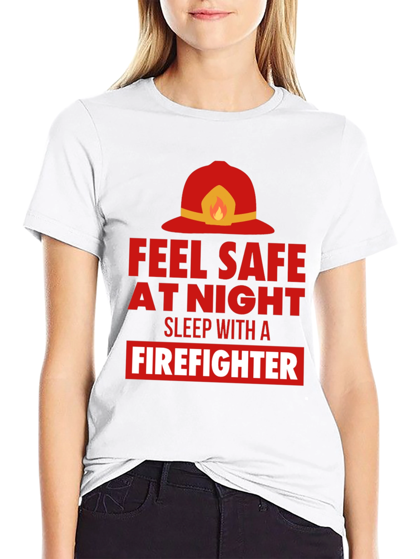 Feel Safe With a Firefighter Graphic Tee