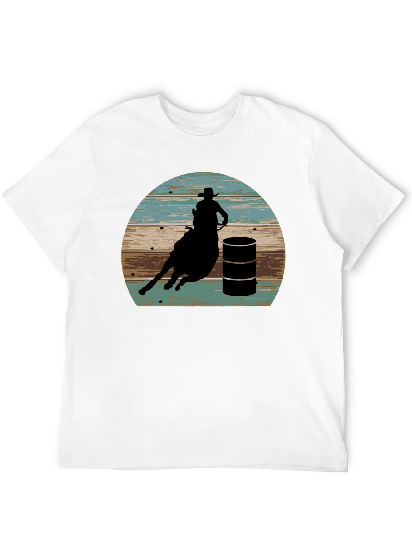 Barrel Racing Graphic Tee - Rodeo Western Shirt