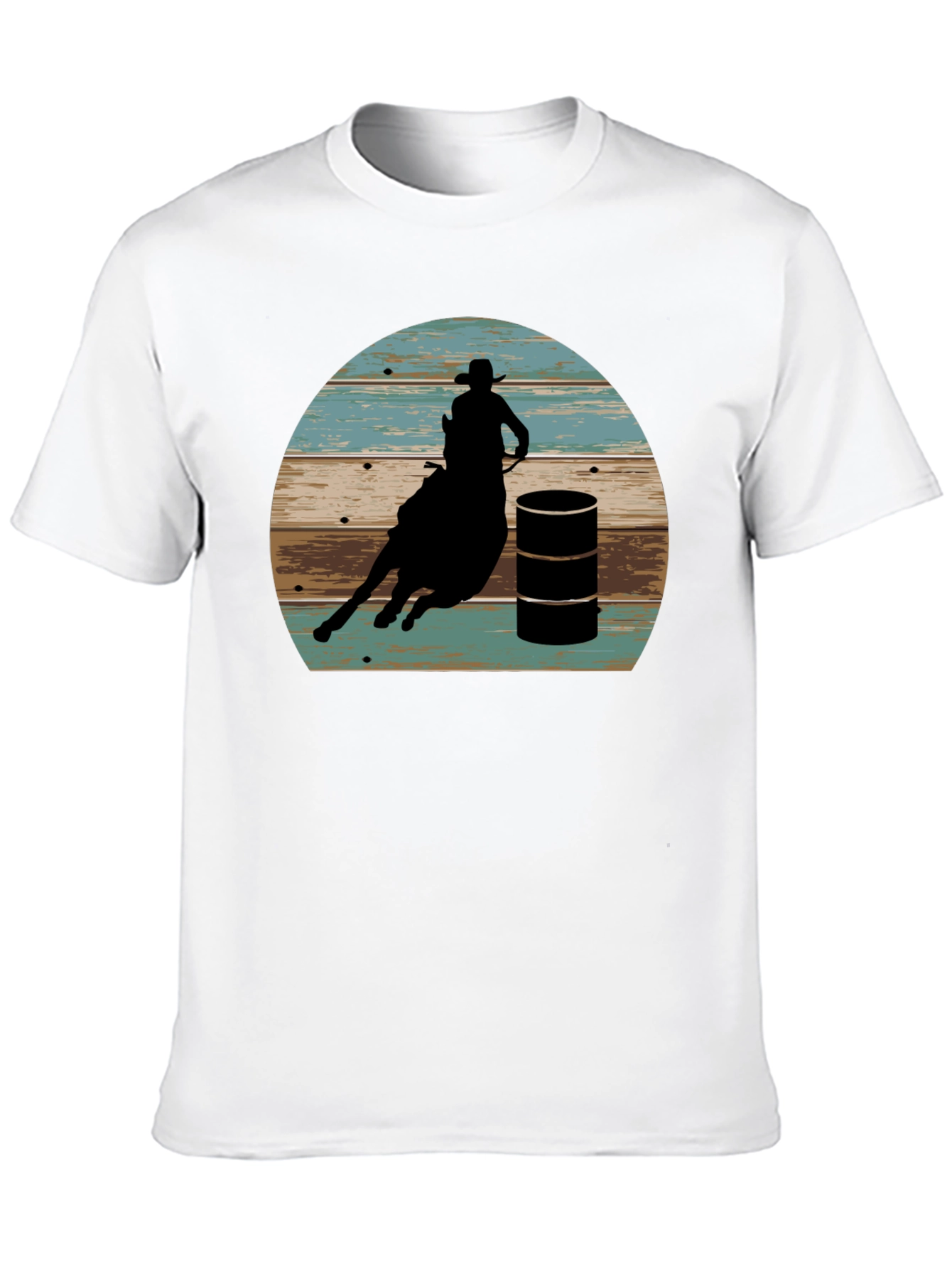 Barrel Racing Graphic Tee - Rodeo Western Shirt