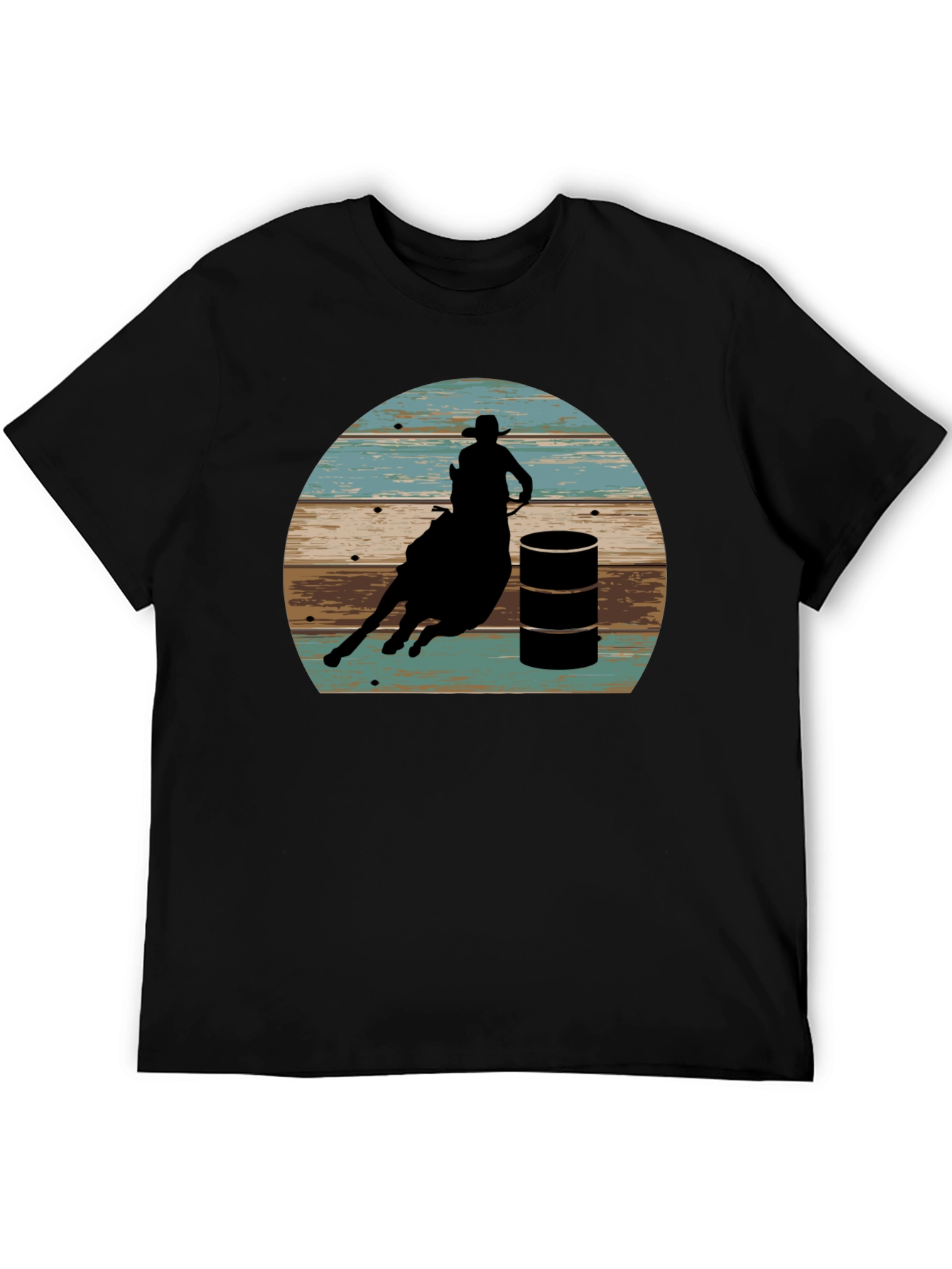 Barrel Racing Graphic Tee - Rodeo Western Shirt