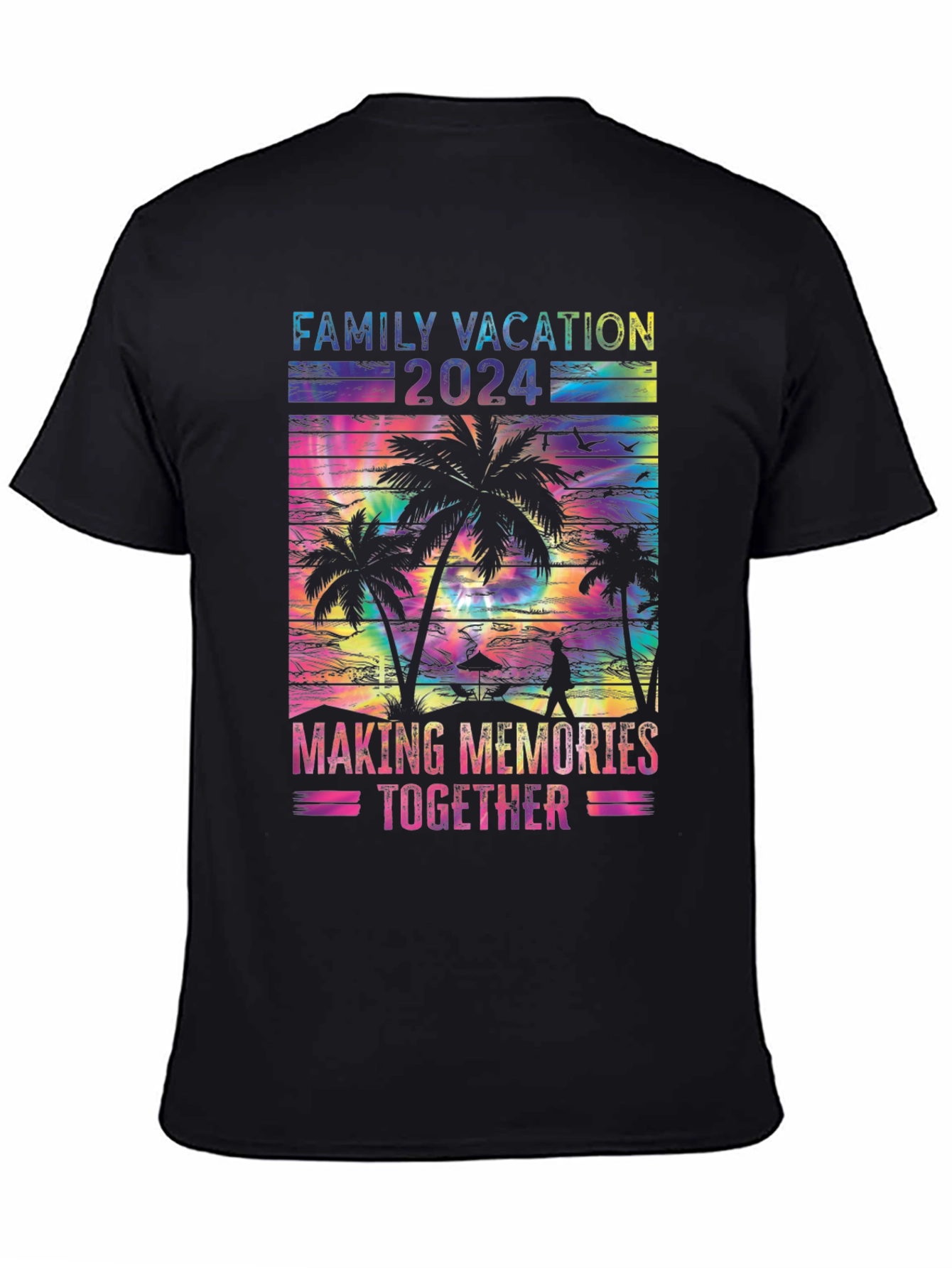 Family Vacation 2024 Tie Dye T-Shirt