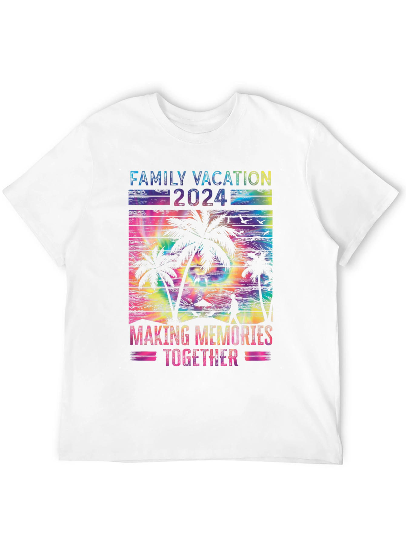 Family Vacation 2024 Tie Dye T-Shirt