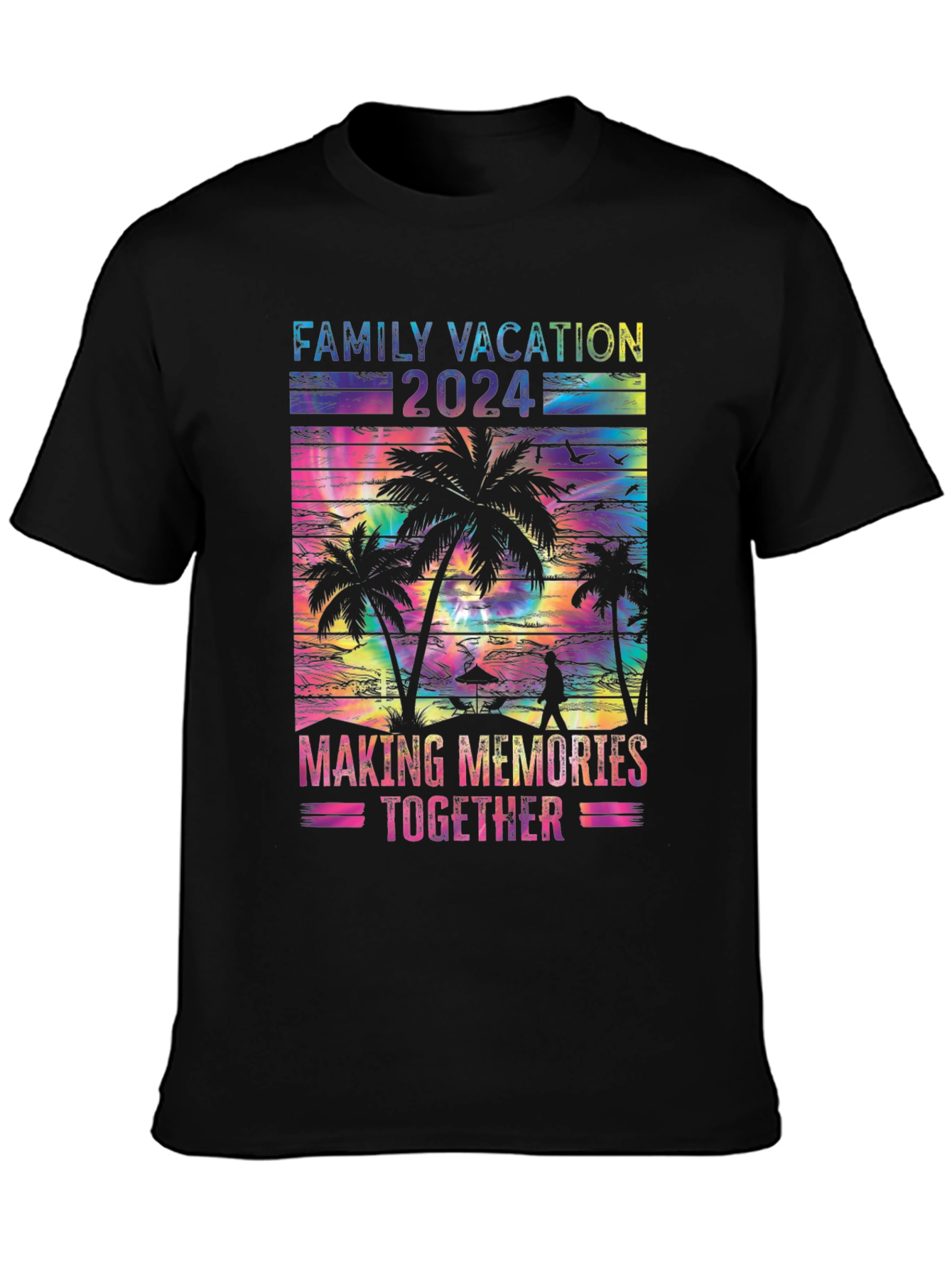 Family Vacation 2024 Tie Dye T-Shirt