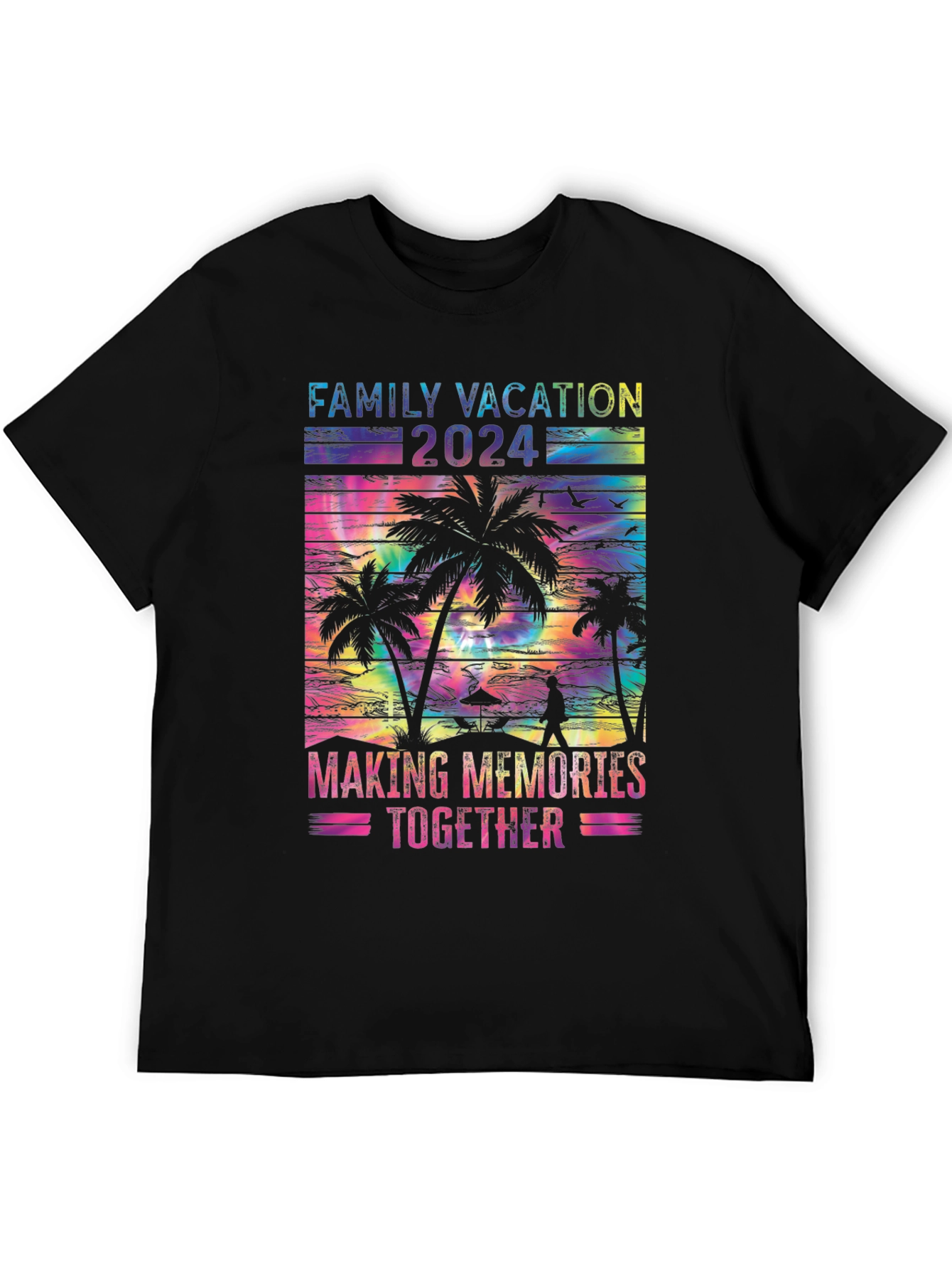 Family Vacation 2024 Tie Dye T-Shirt