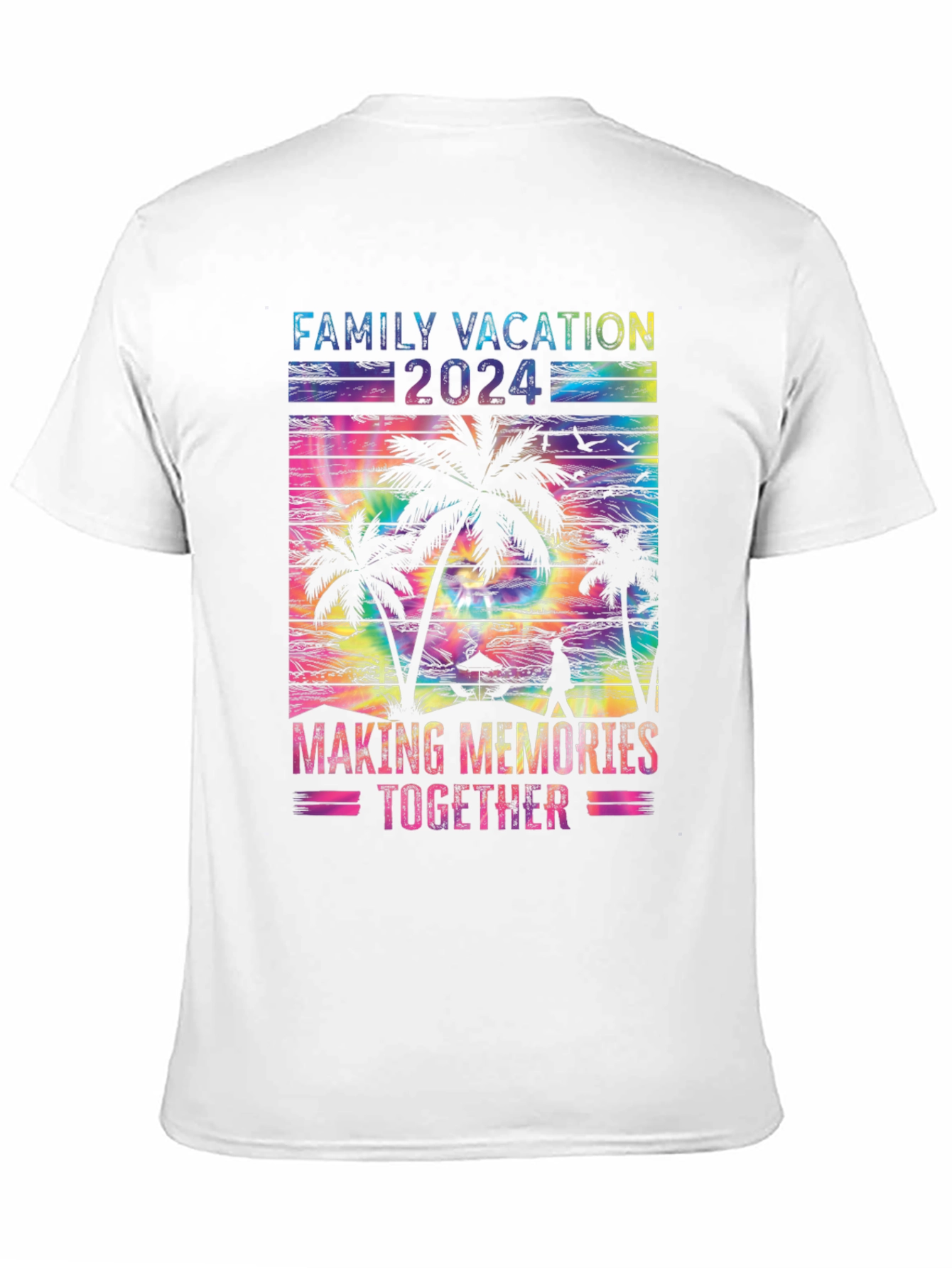 Family Vacation 2024 Tie Dye T-Shirt