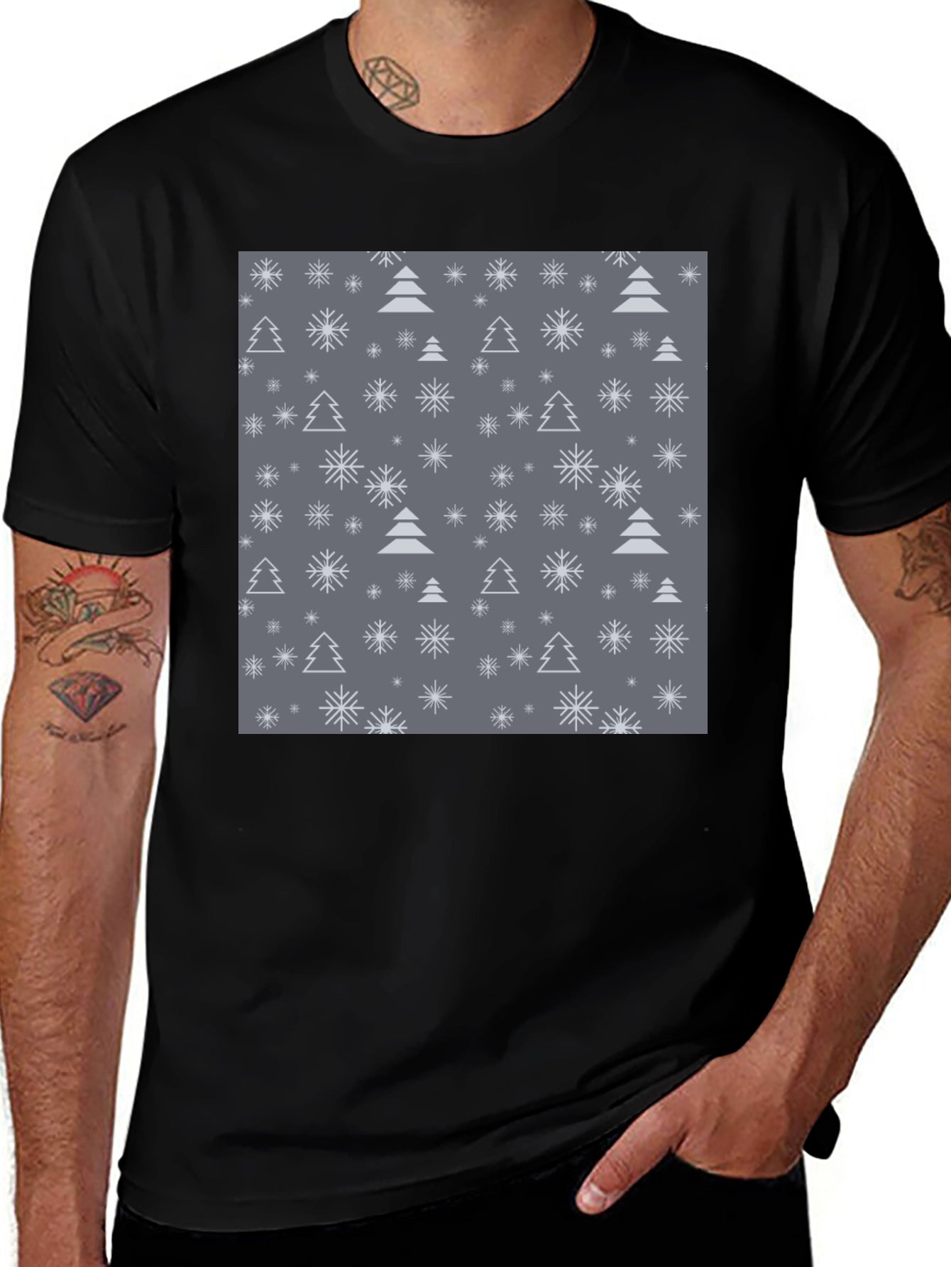 Winter Holiday Pattern T-Shirt