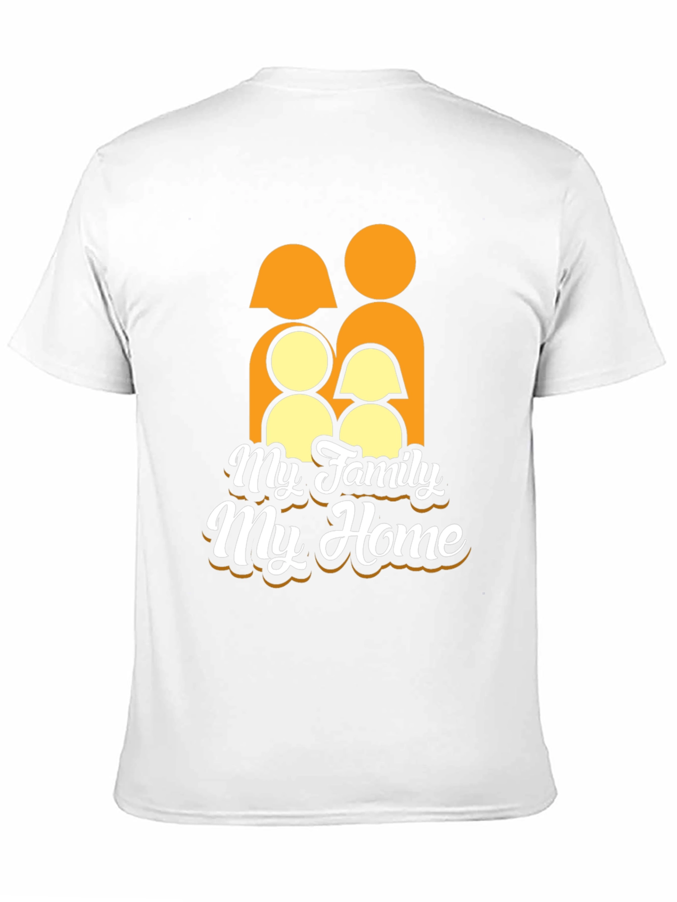 Family Home Graphic Tee - Black Unisex T-Shirt