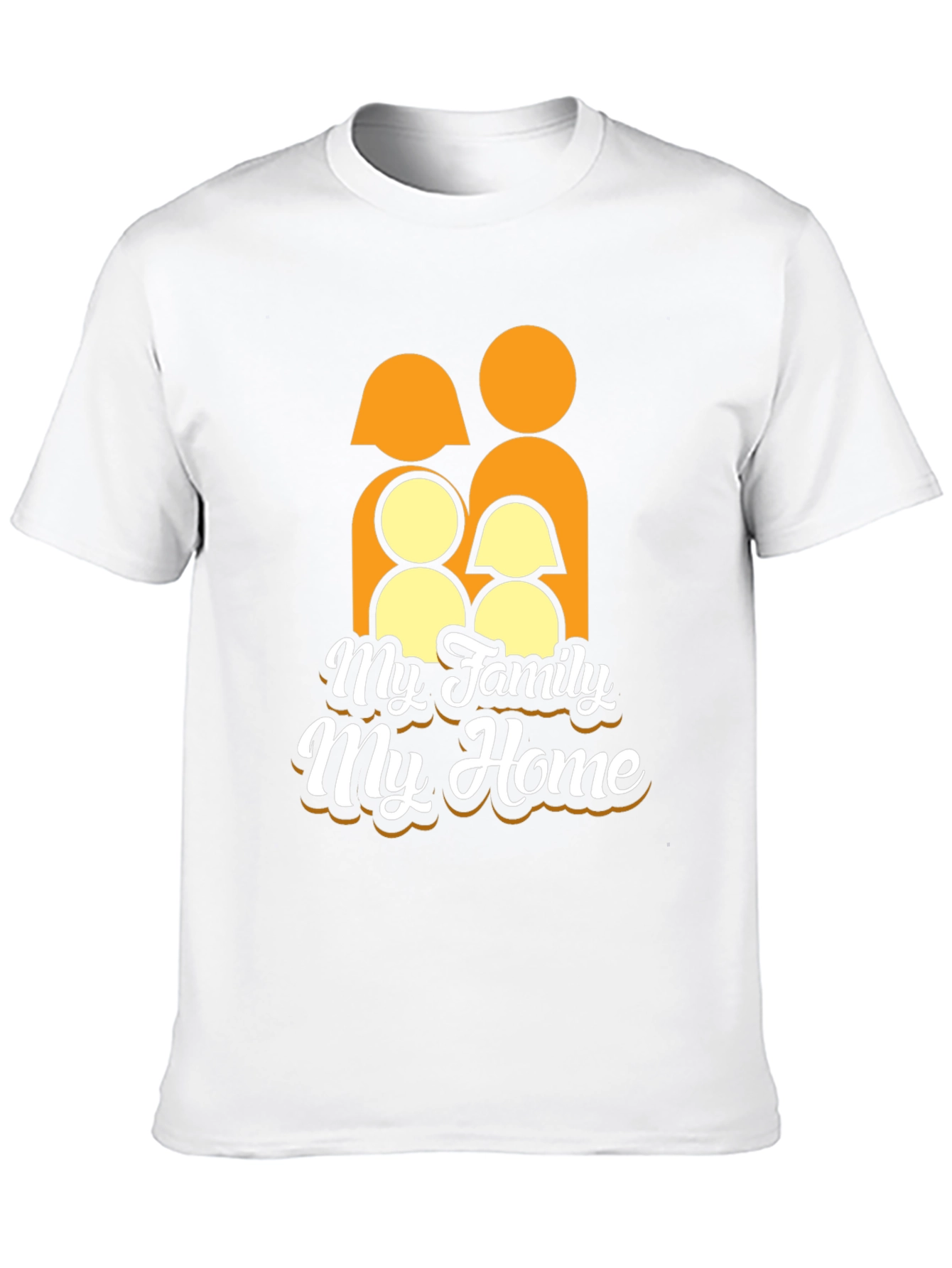 Family Home Graphic Tee - Black Unisex T-Shirt