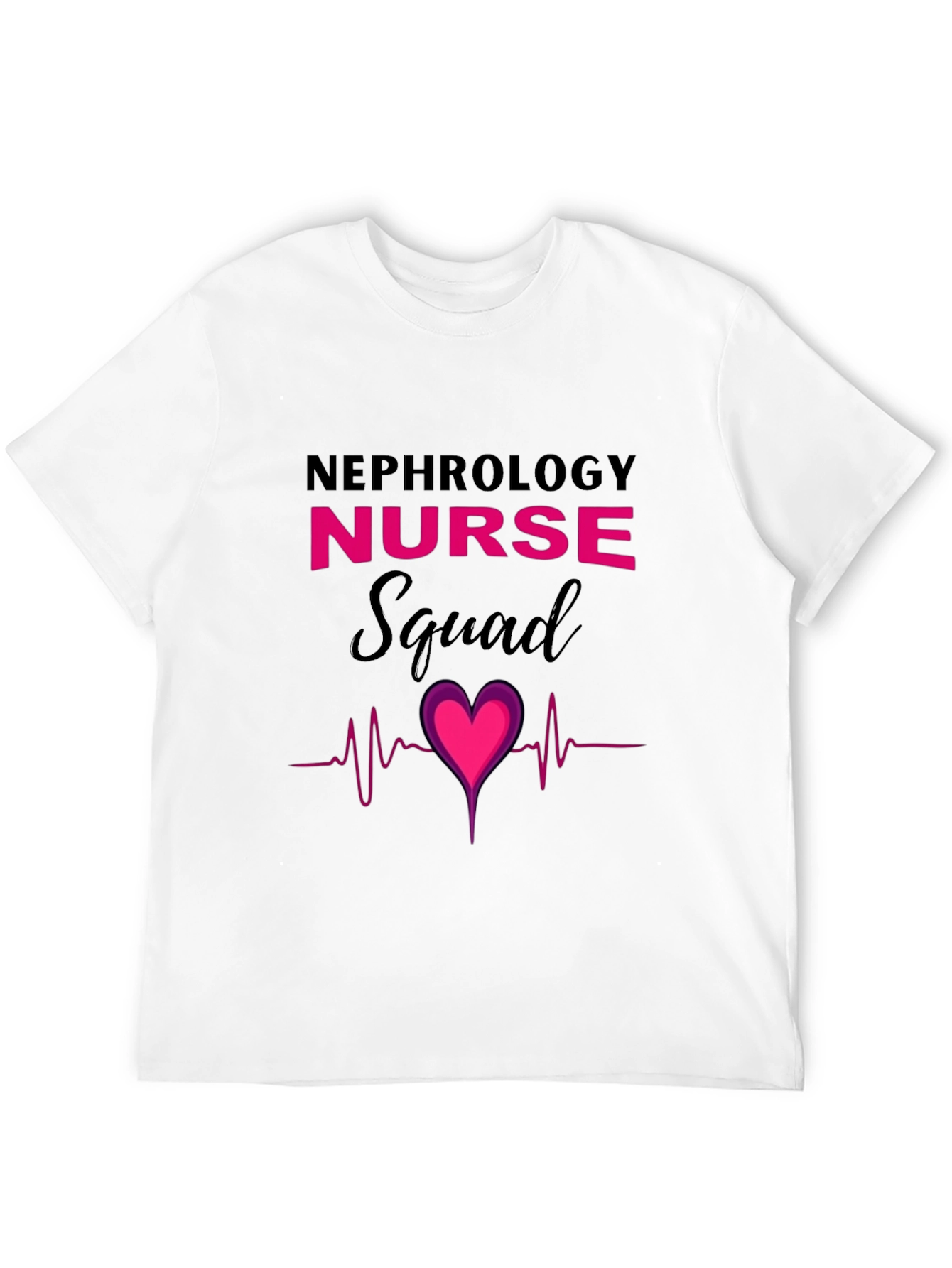 Nephrology Nurse Squad Heartbeat T-Shirt