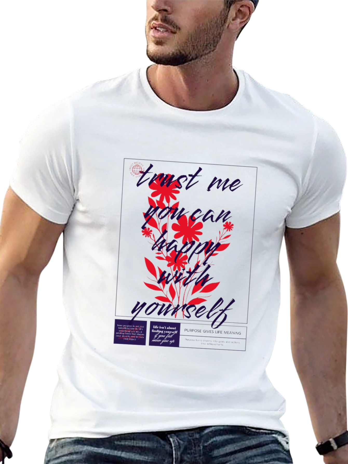 Find Me Not Yourself Black Graphic T-Shirt