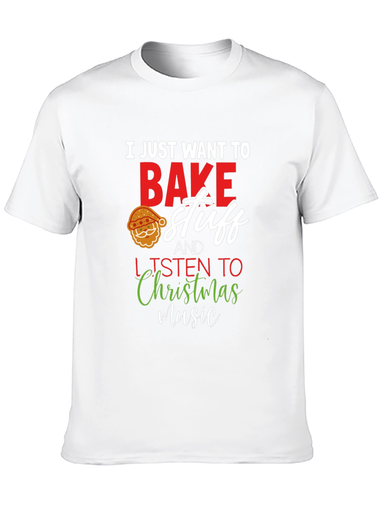 Festive Baking T-Shirt: Christmas Music & Treats