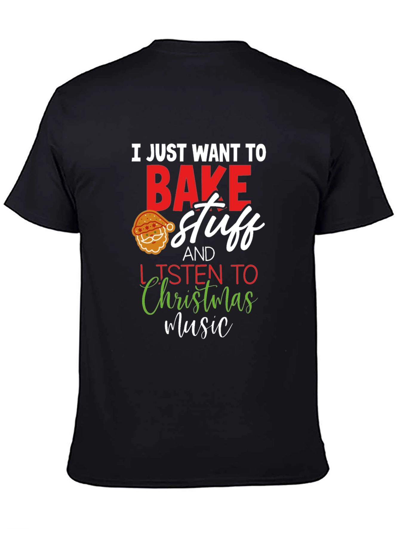 Festive Baking T-Shirt: Christmas Music & Treats