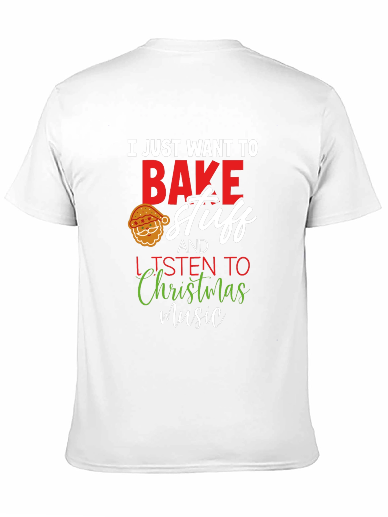Festive Baking T-Shirt: Christmas Music & Treats