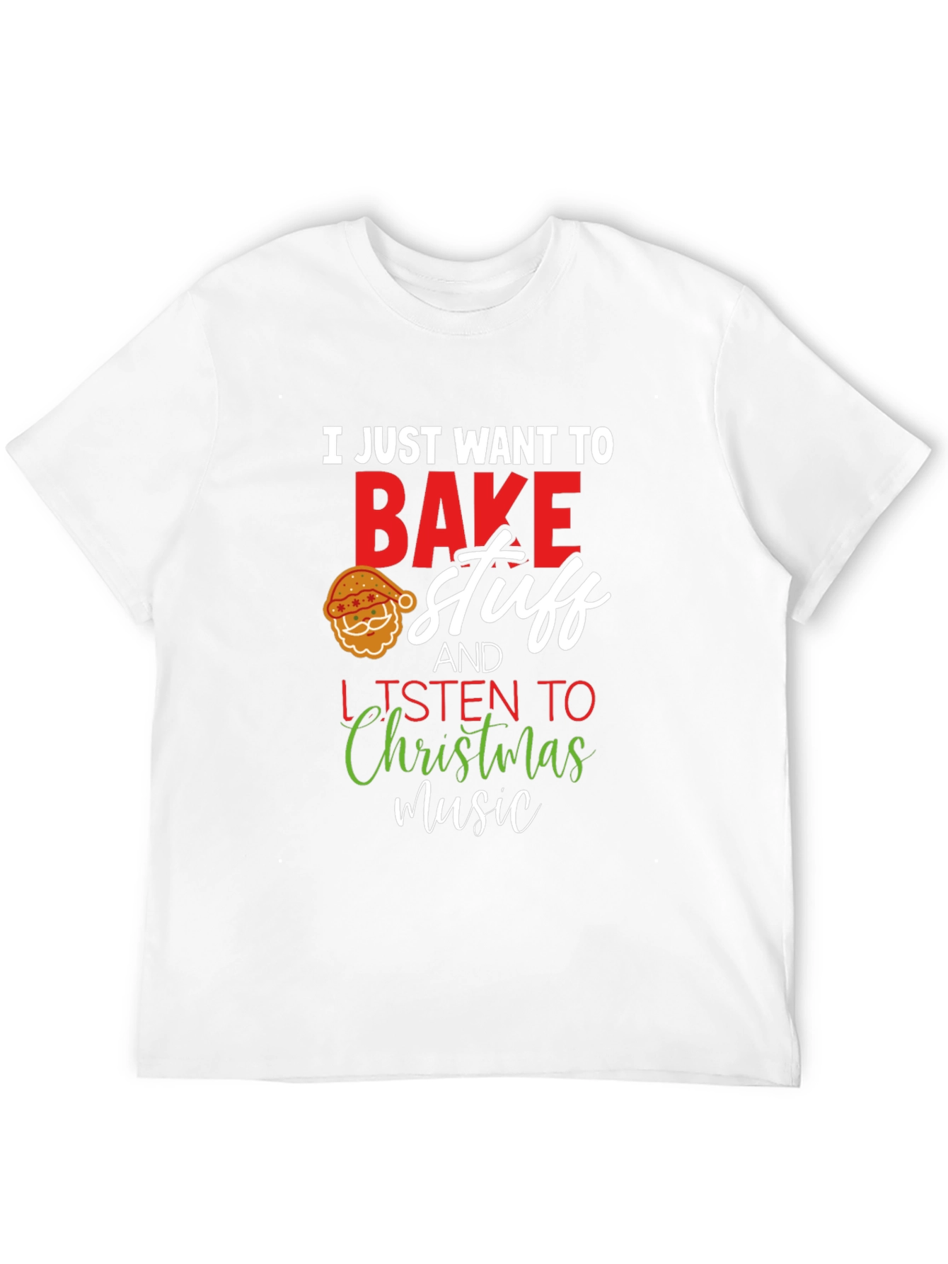 Festive Baking T-Shirt: Christmas Music & Treats
