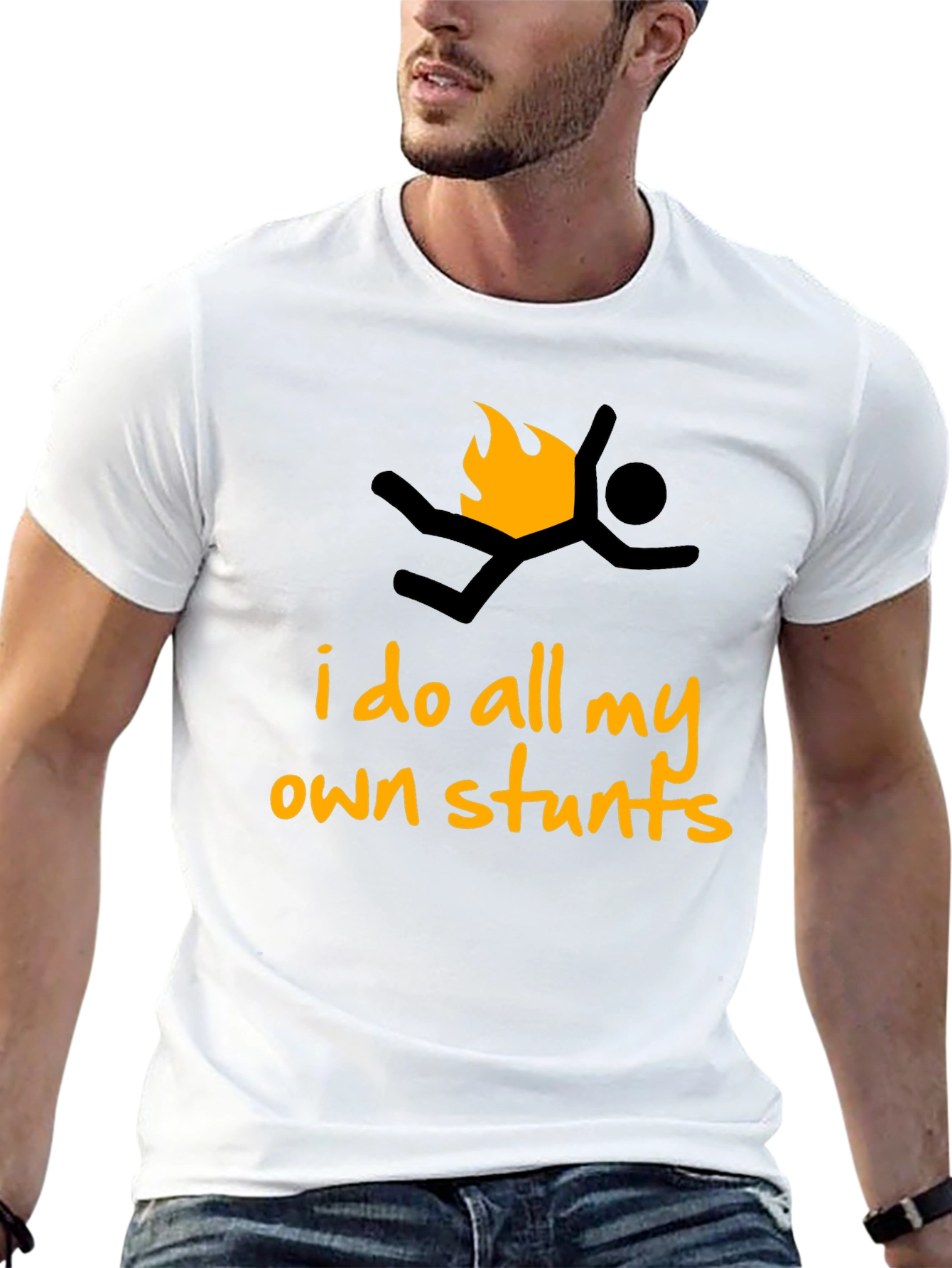 I Do All My Own Stunts Graphic T-Shirt