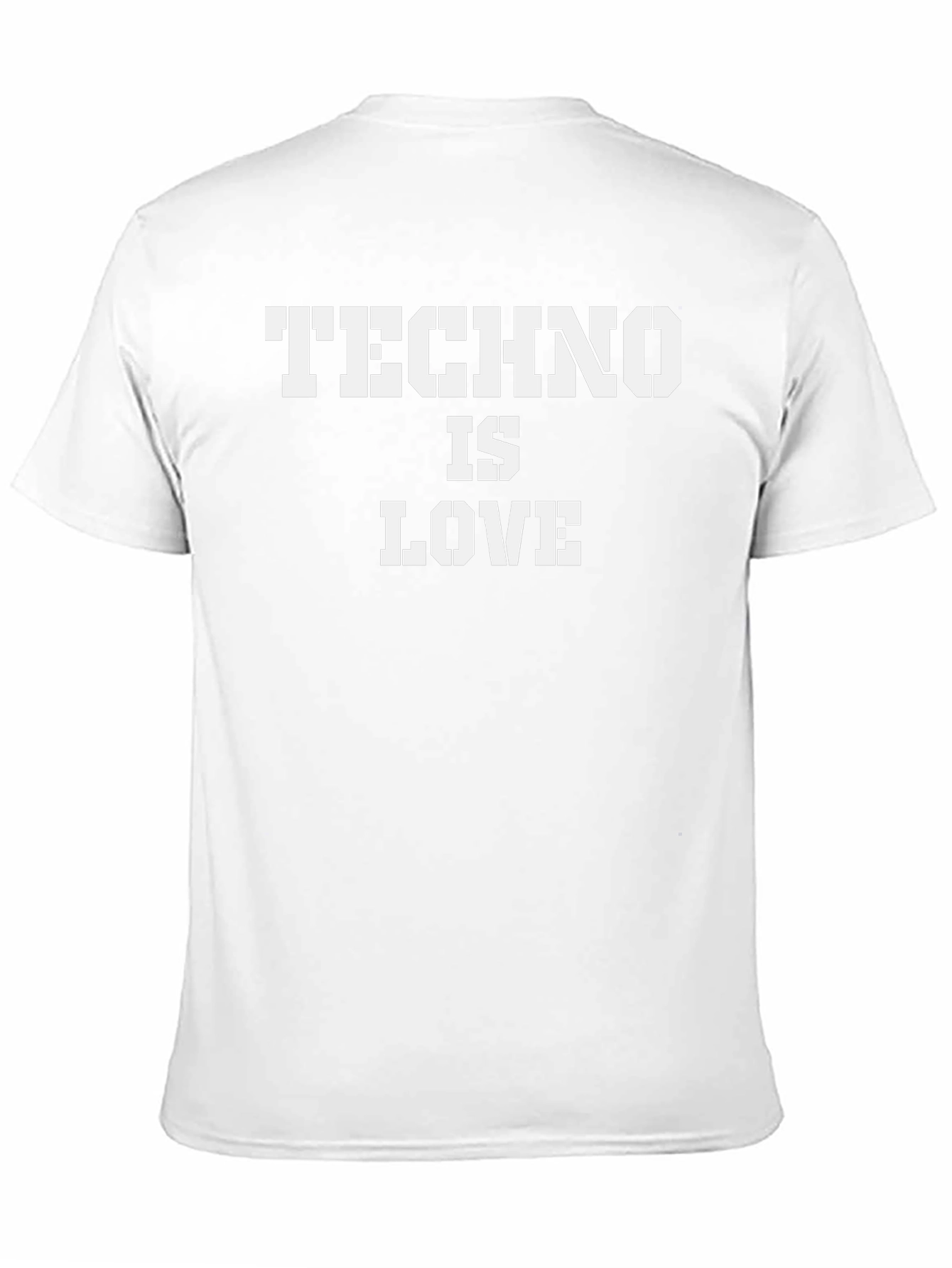 Techno is Love Black T-Shirt
