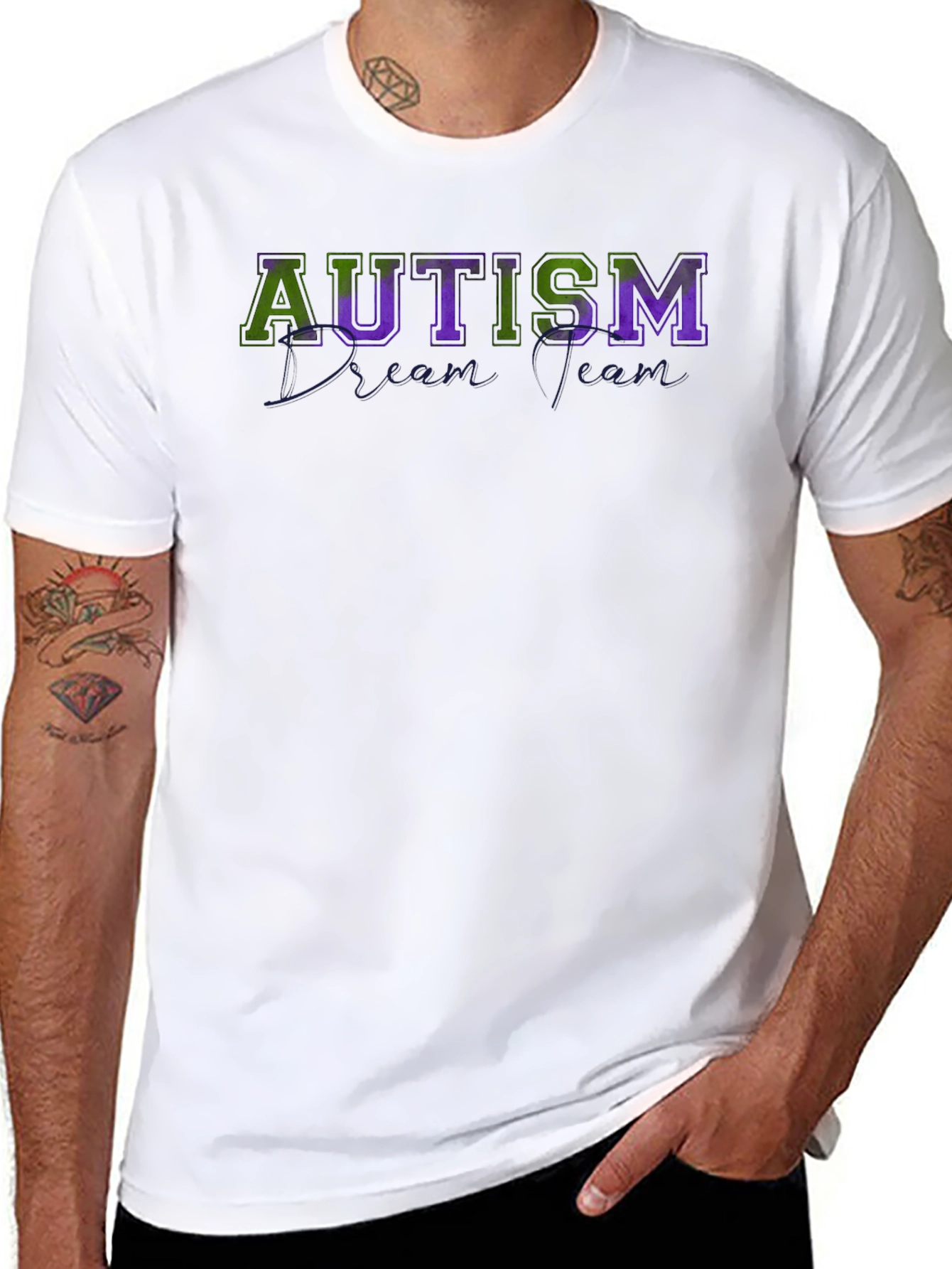 Autism From Mom Black T-Shirt