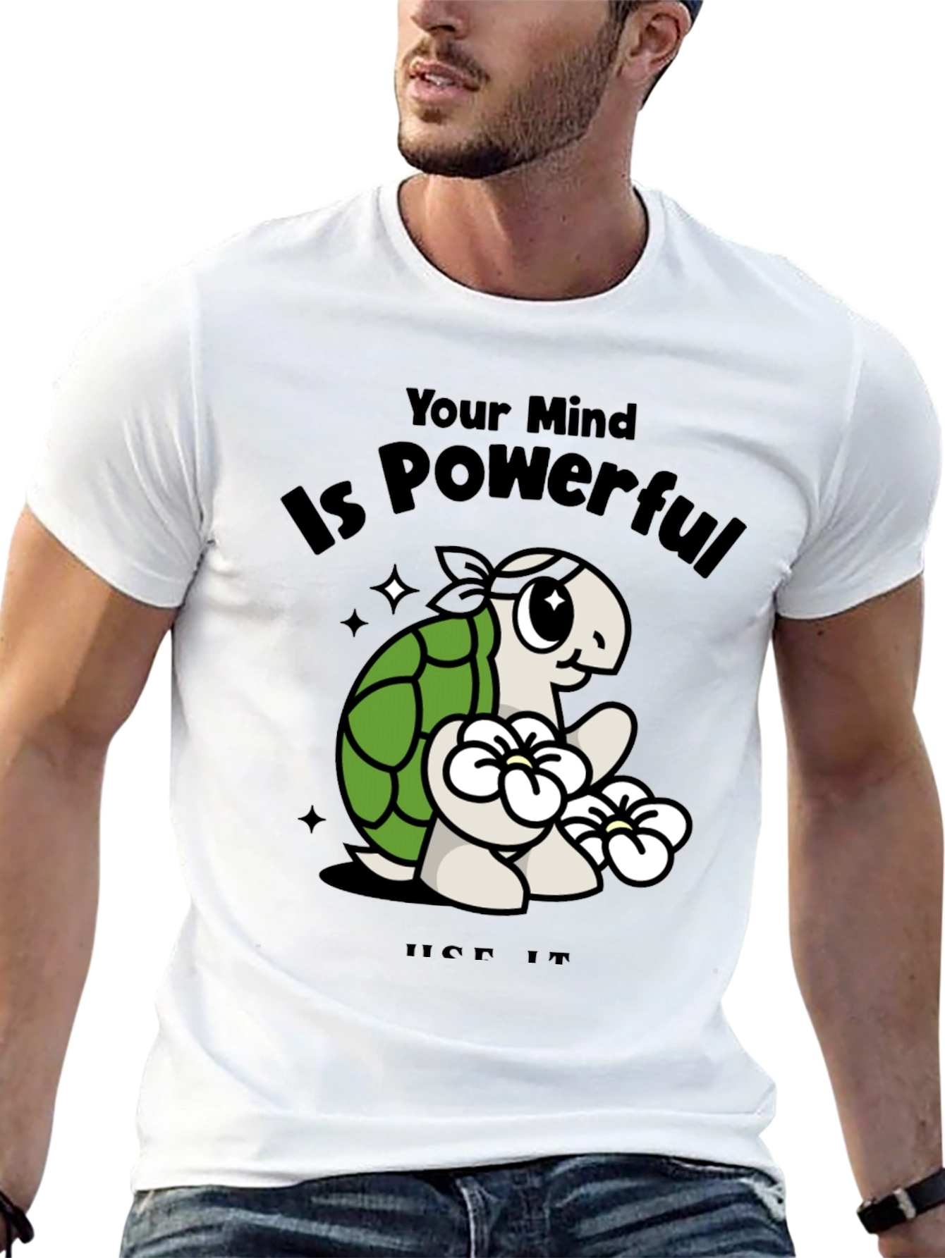 Mindful Turtle Graphic Tee - Motivational Shirt