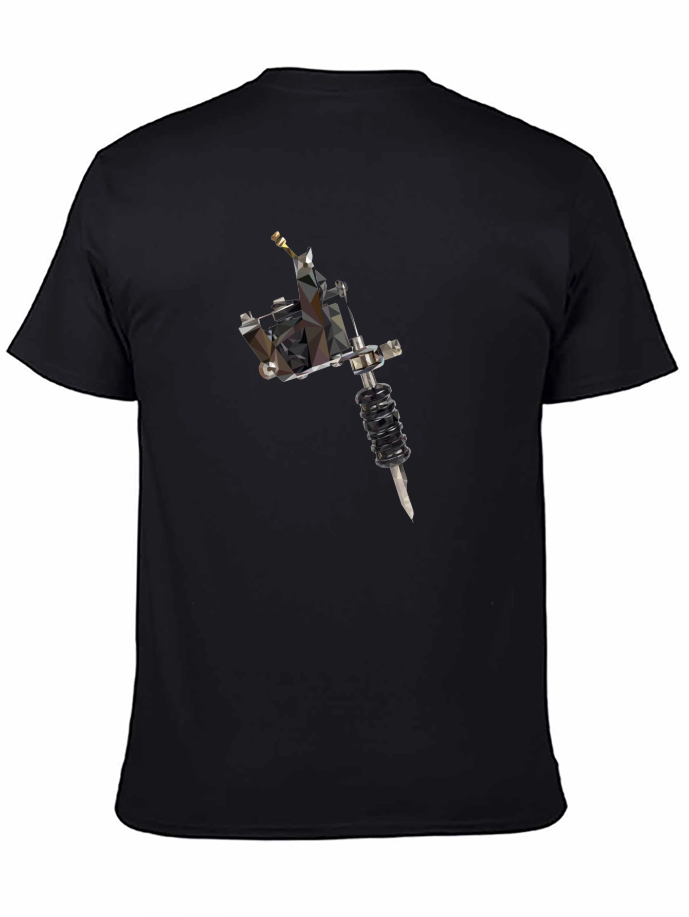 Tattoo Machine Graphic Tee - Black
