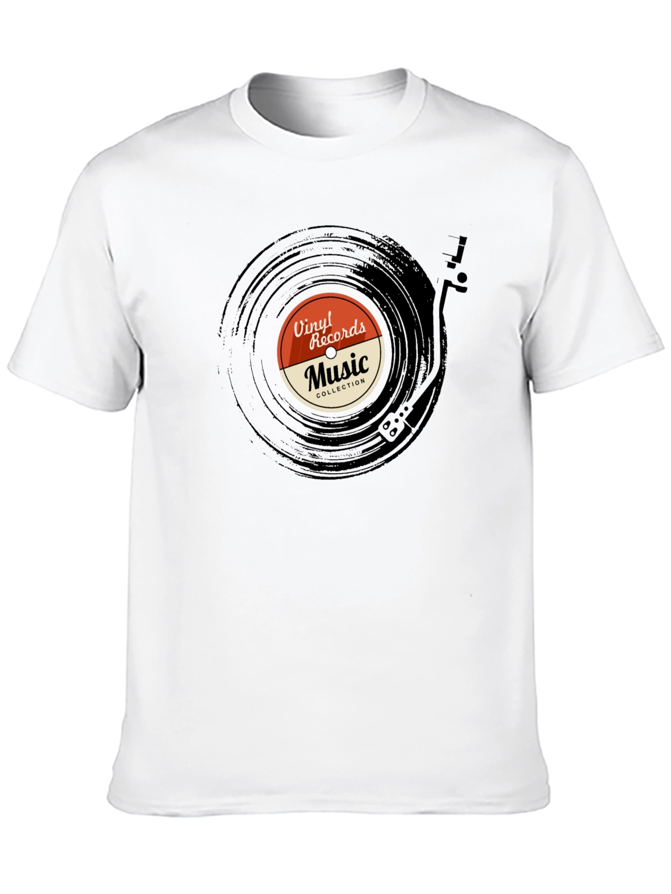Vinyl Record Music Collection Graphic Tee