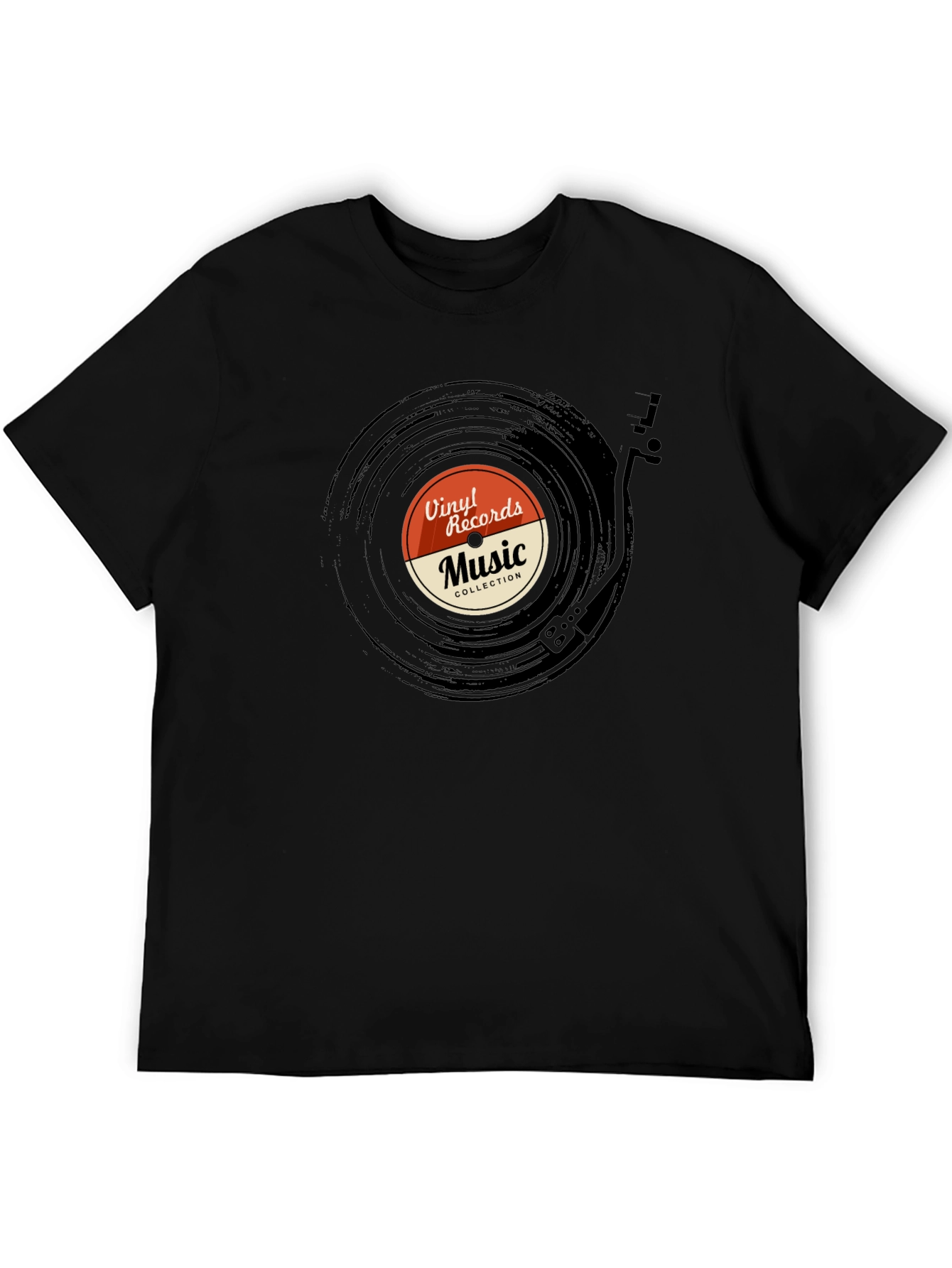 Vinyl Record Music Collection Graphic Tee