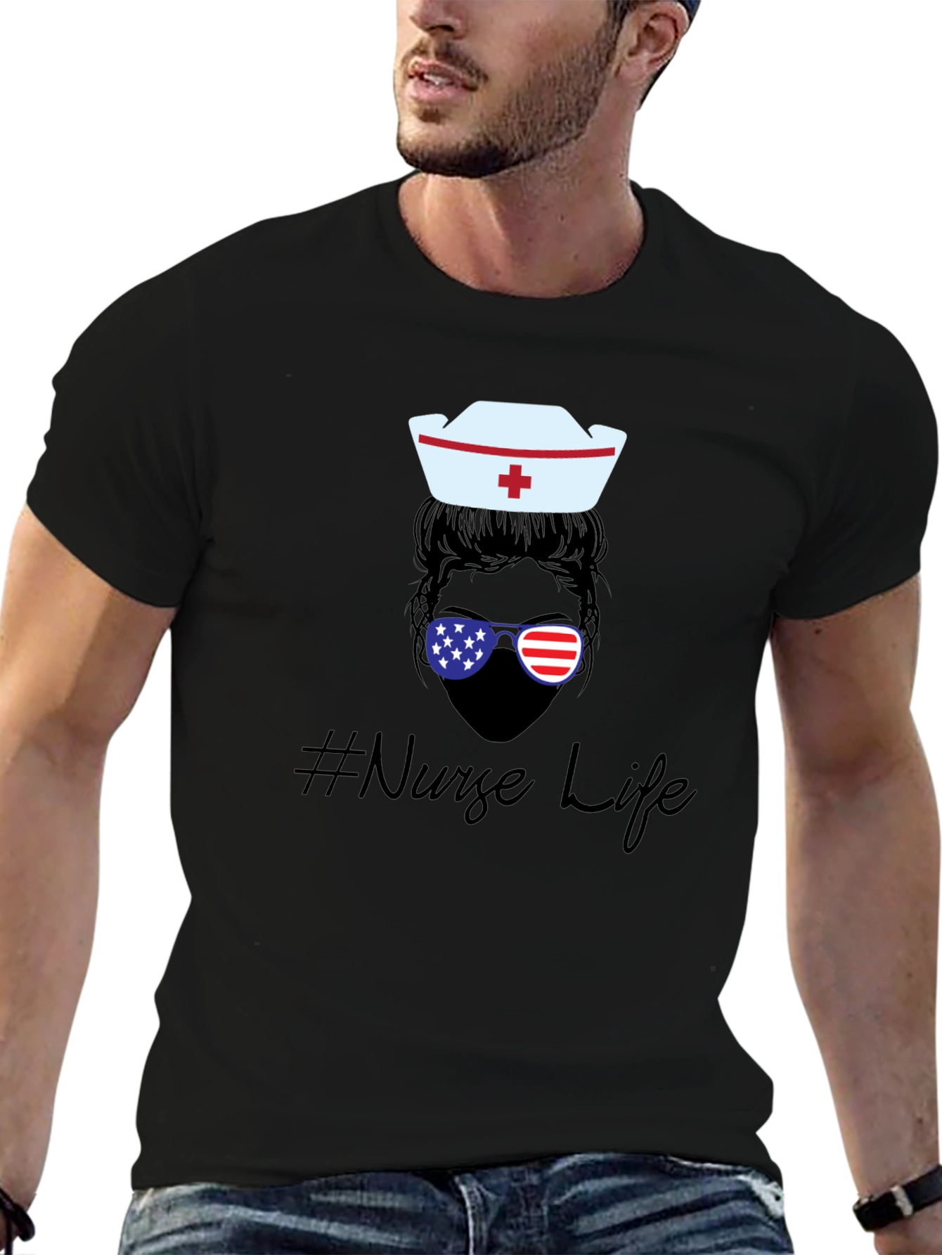 Nurse Life Graphic T-Shirt