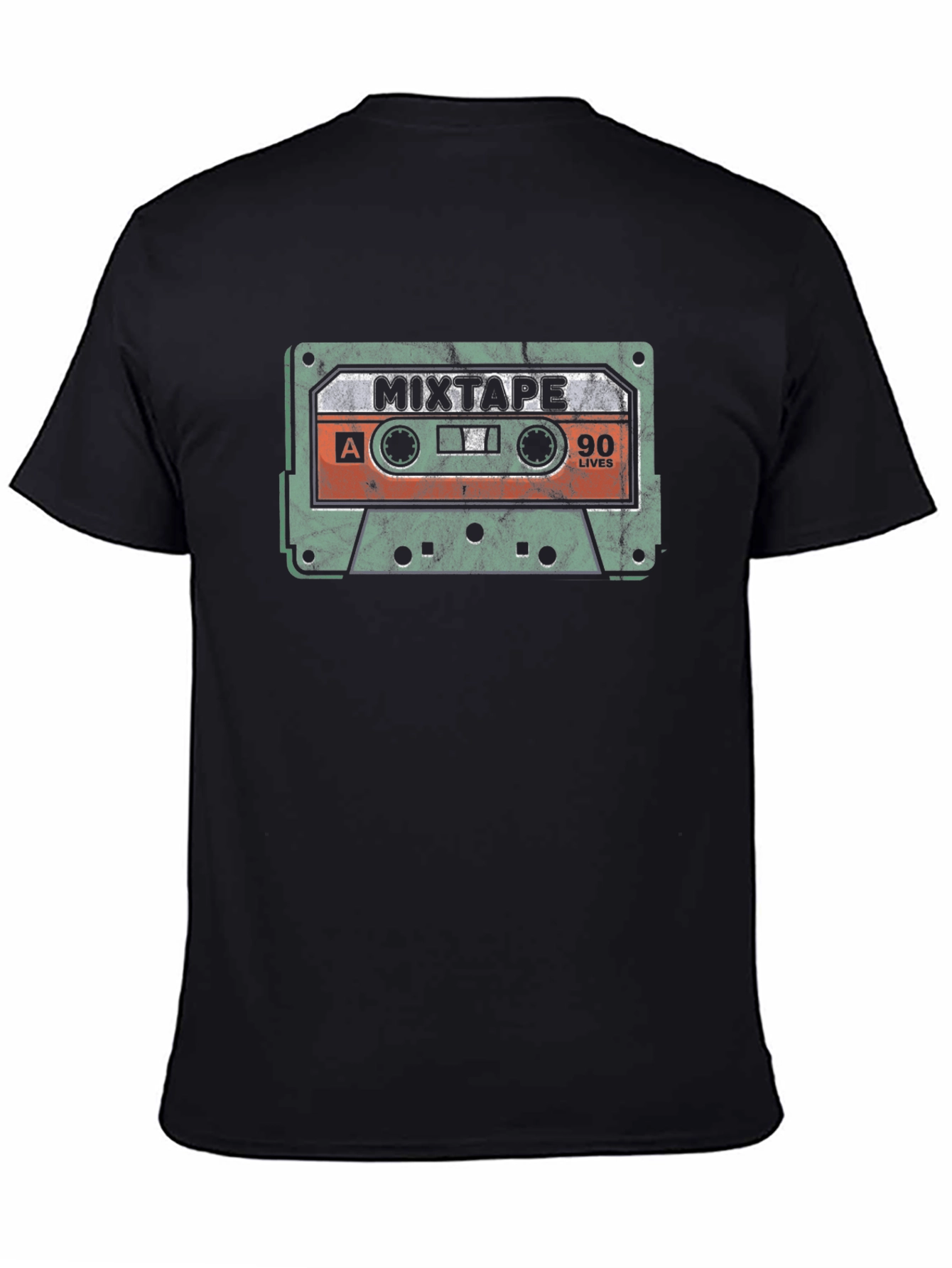 Retro Mixtape Graphic T-Shirt - 90s Nostalgia