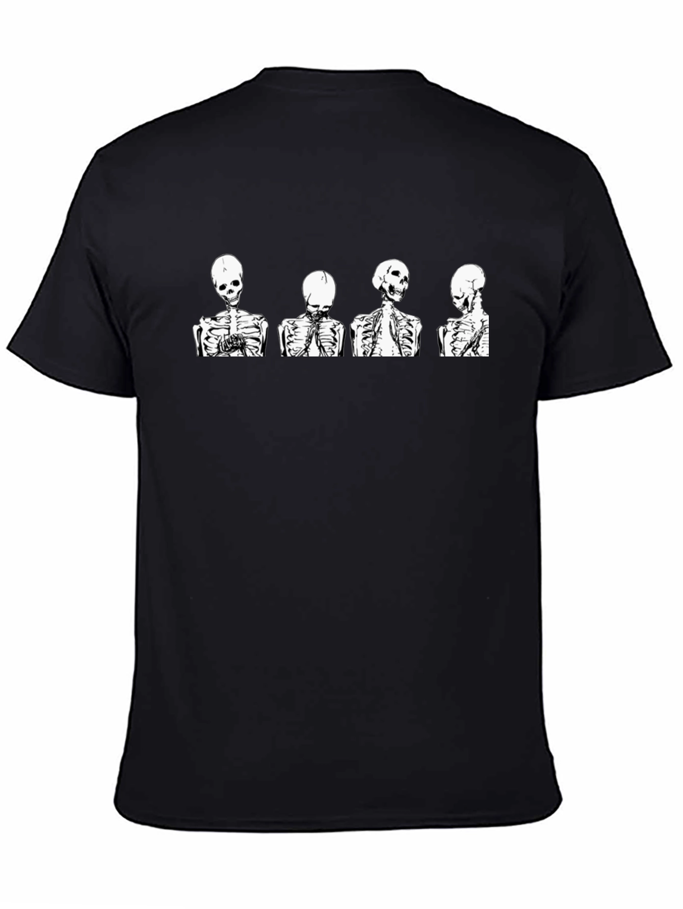 Skeleton Graphic Tee - Unique Halloween Style