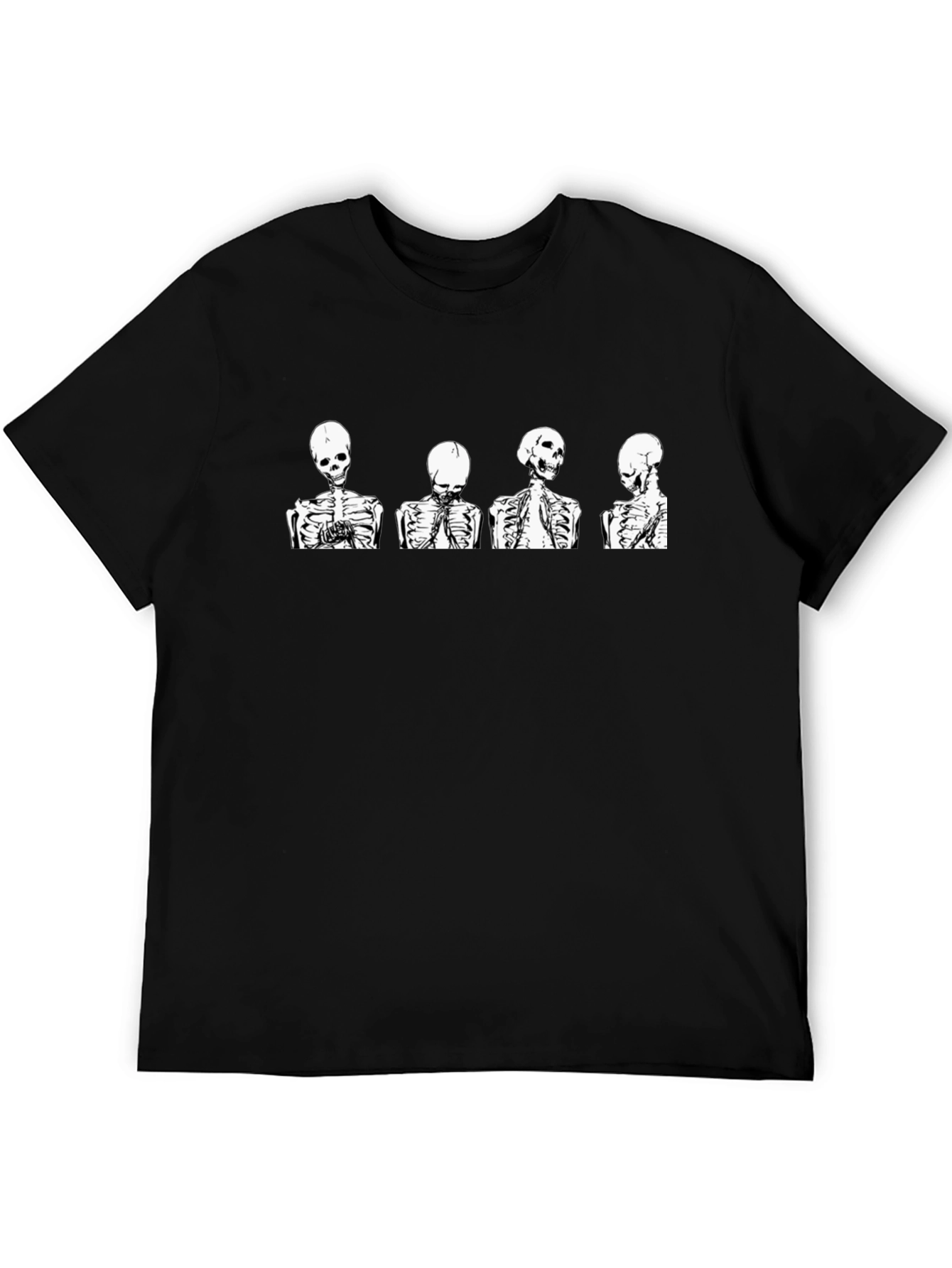 Skeleton Graphic Tee - Unique Halloween Style