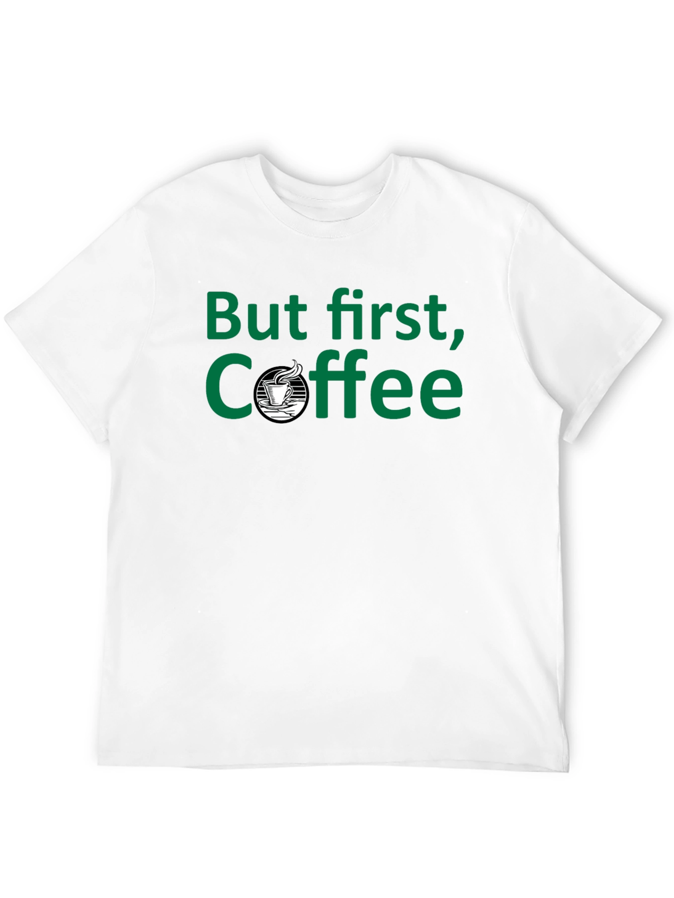 But First Coffee - Black T-Shirt