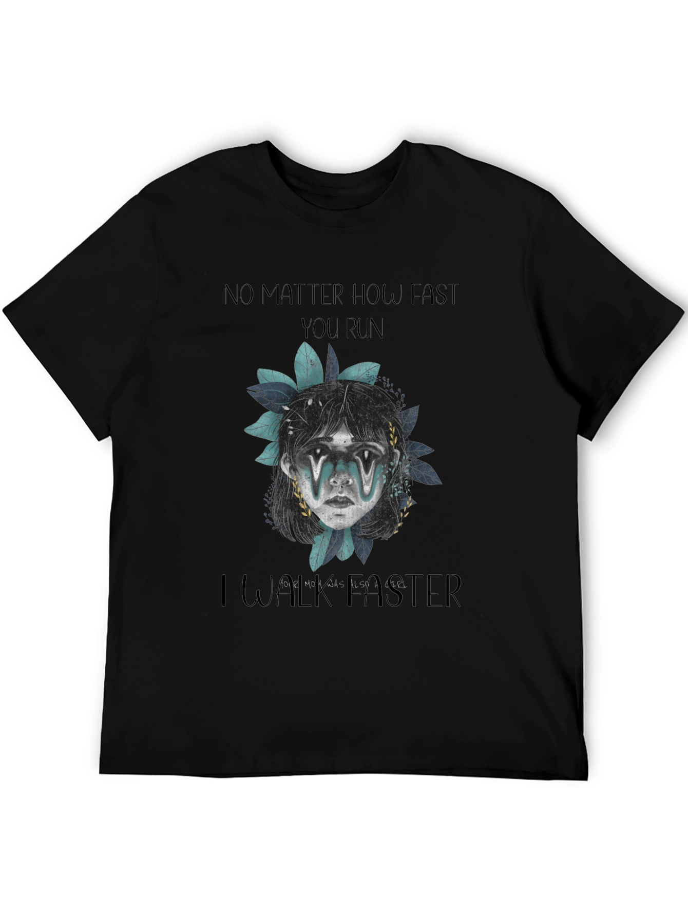 No Matter How Fast Graphic Print Tee