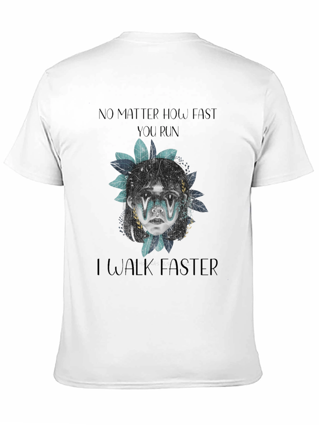 No Matter How Fast Graphic Print Tee