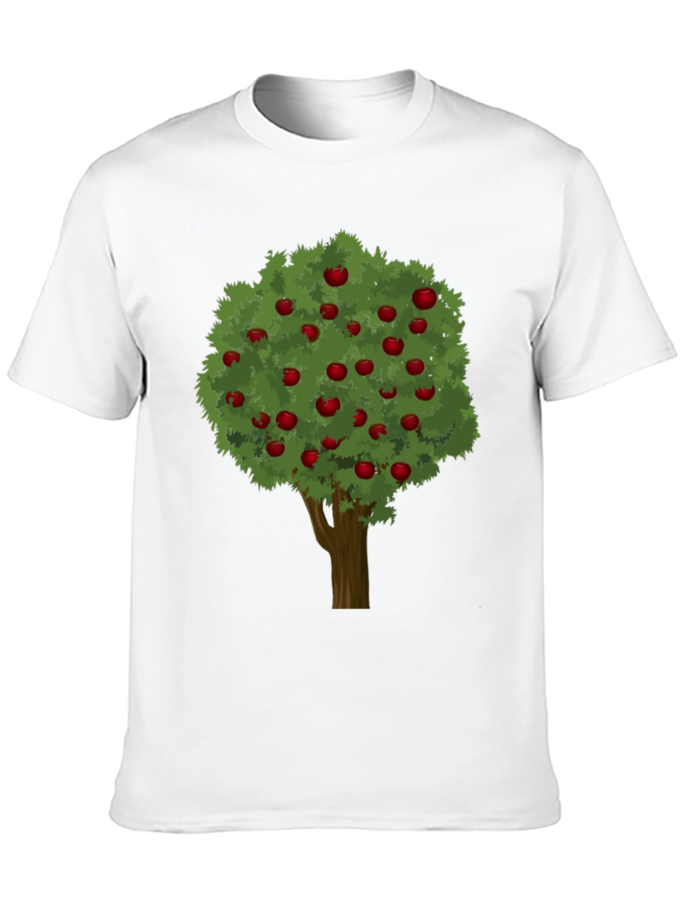 Apple Tree Graphic Tee - Unisex Black T-Shirt