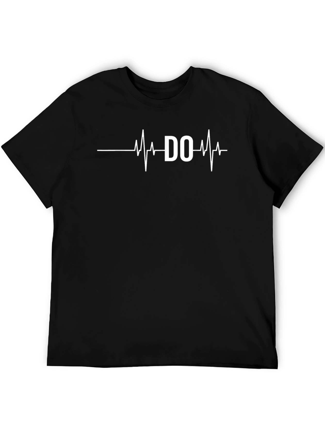 DO Heartbeat T-Shirt - Black Crew Neck Tee