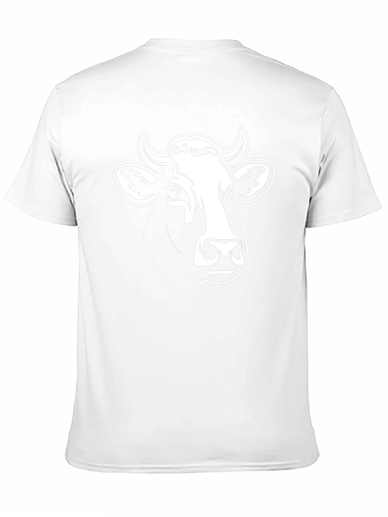 Cow Head Graphic Tee - Black