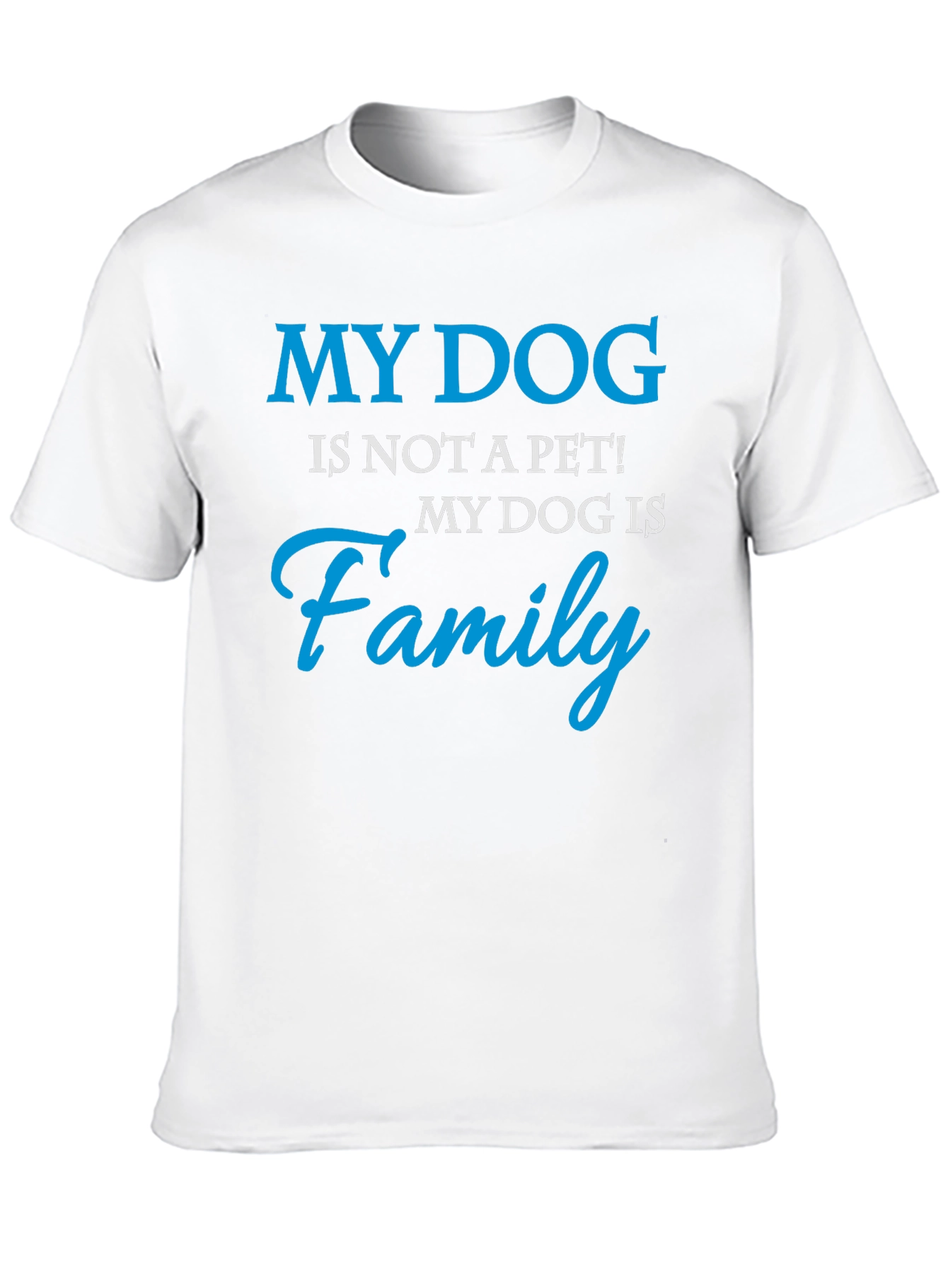 My Dog is Family Graphic Tee - Black