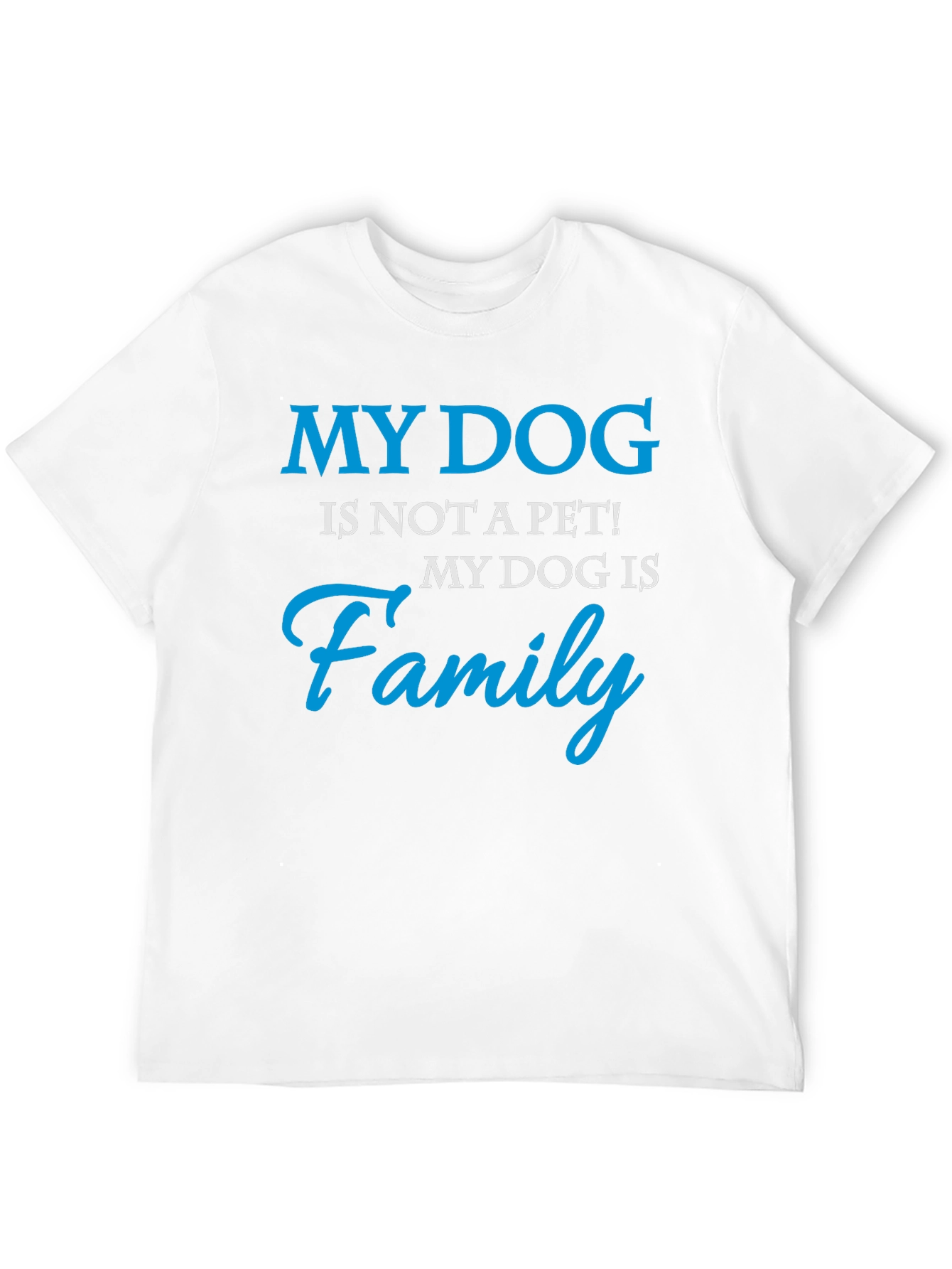 My Dog is Family Graphic Tee - Black