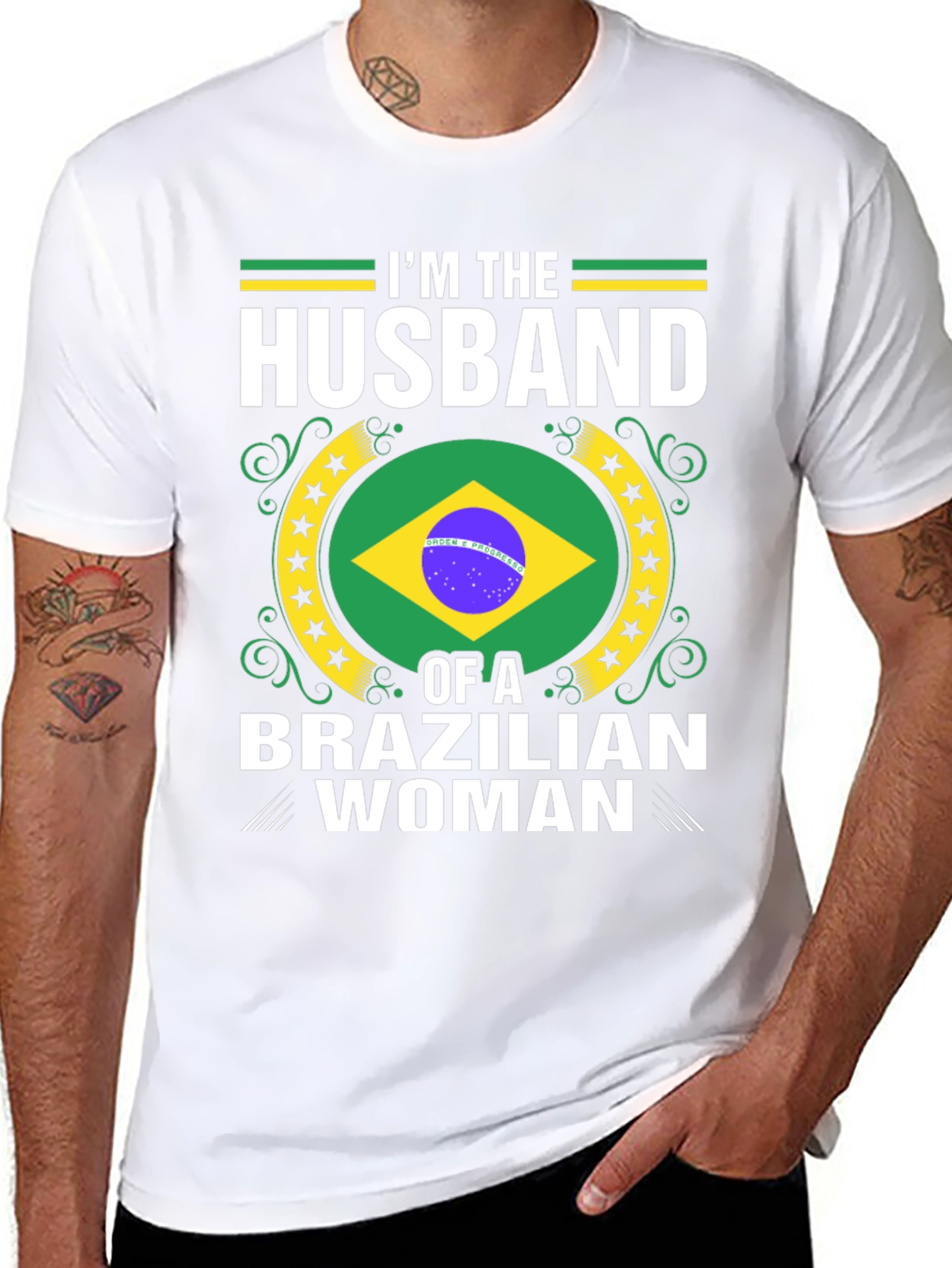 Husband of a Brazilian Woman T-Shirt