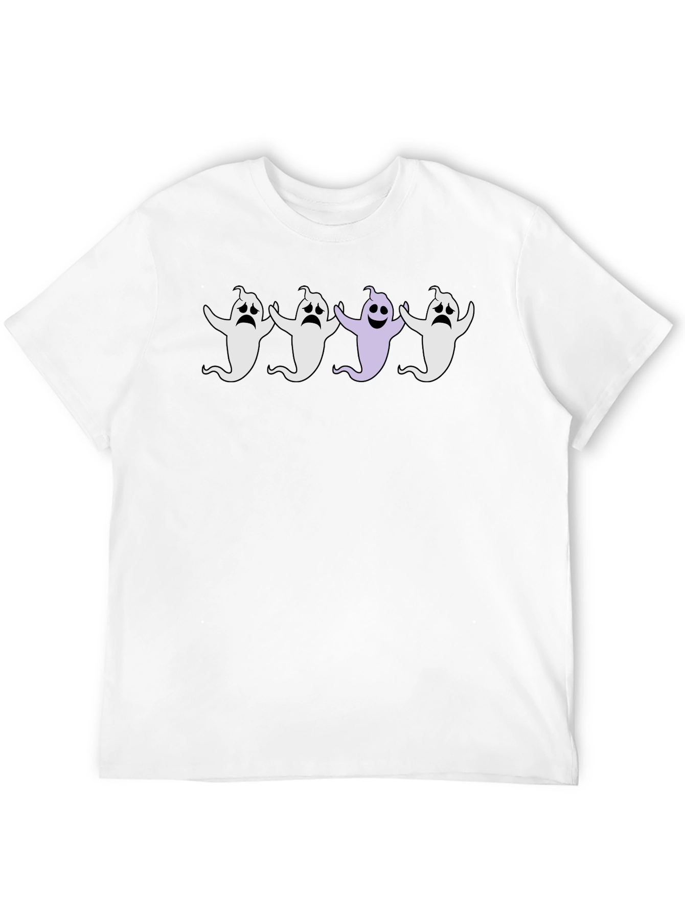 Ghost Parade Black Cotton T-Shirt