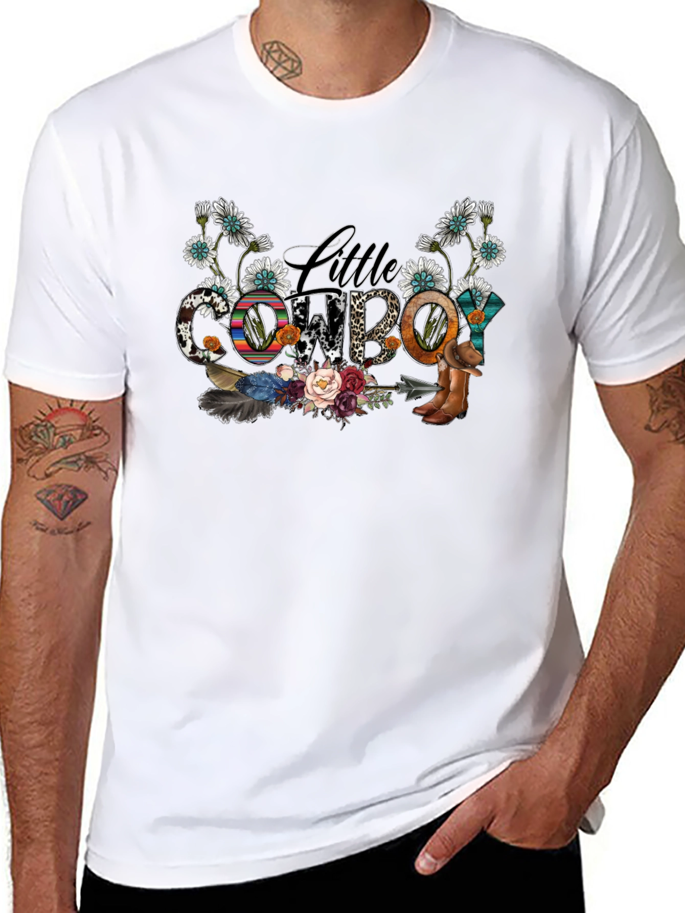 Little Cowboy Graphic Tee - Western Style
