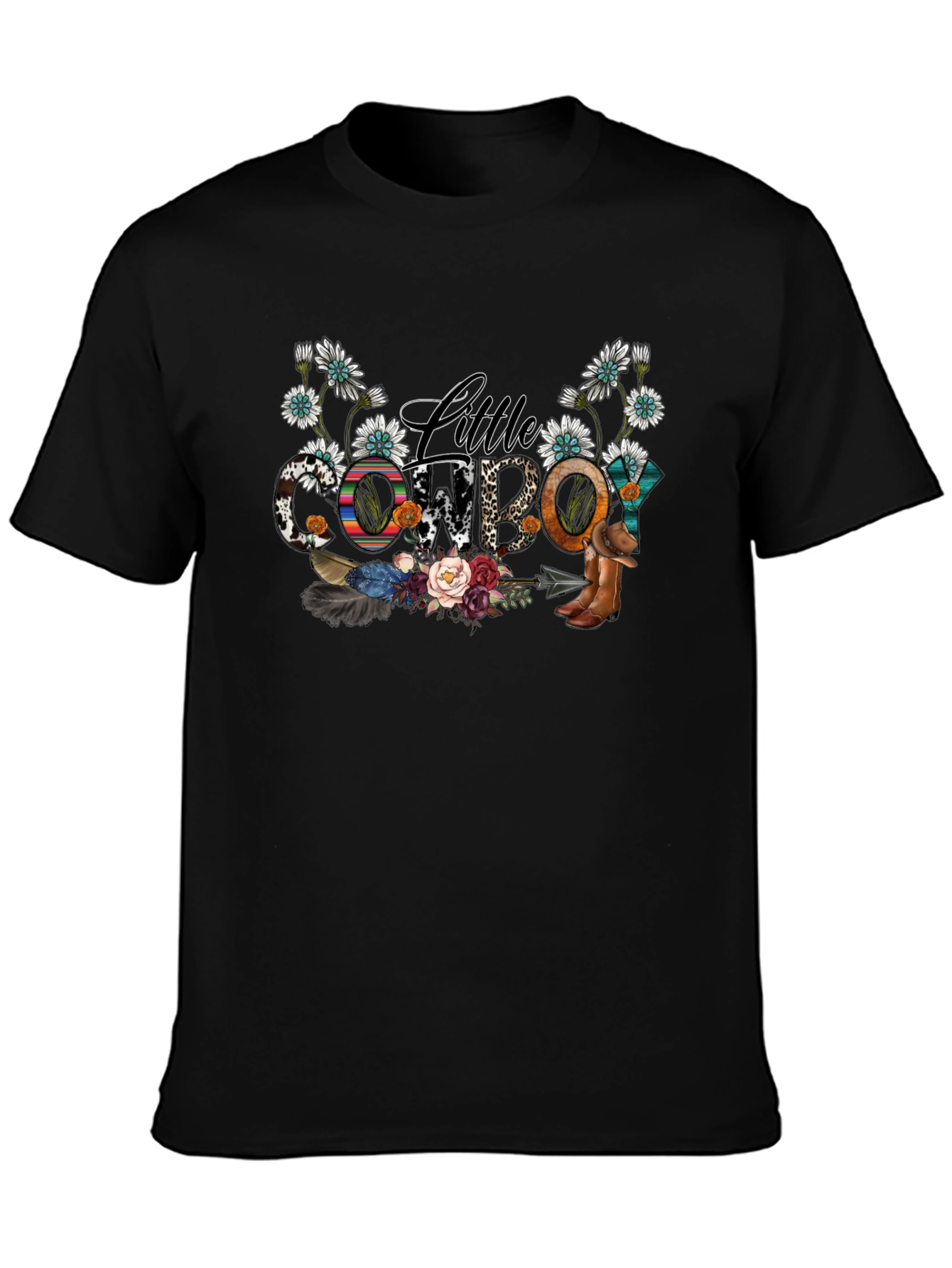 Little Cowboy Graphic Tee - Western Style