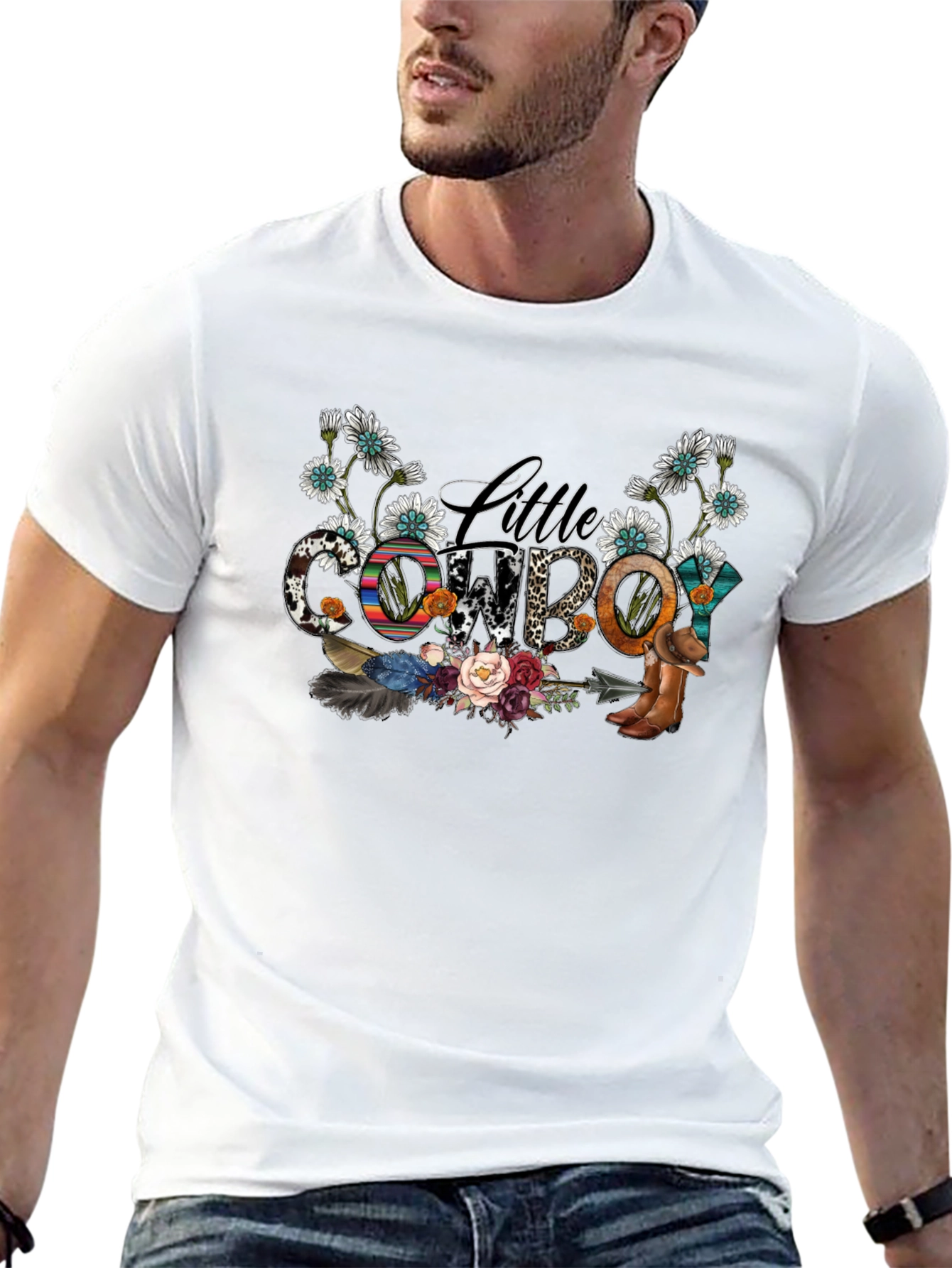 Little Cowboy Graphic Tee - Western Style
