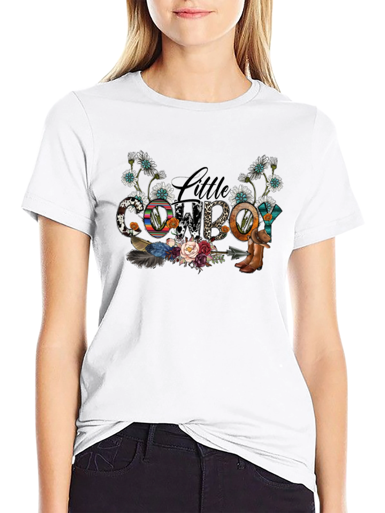 Little Cowboy Graphic Tee - Western Style