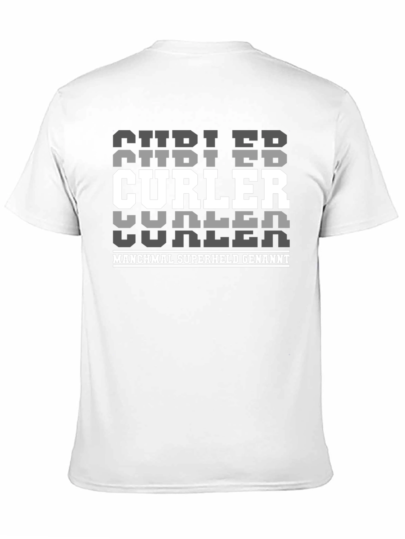 Curler Superheld T-Shirt - Black