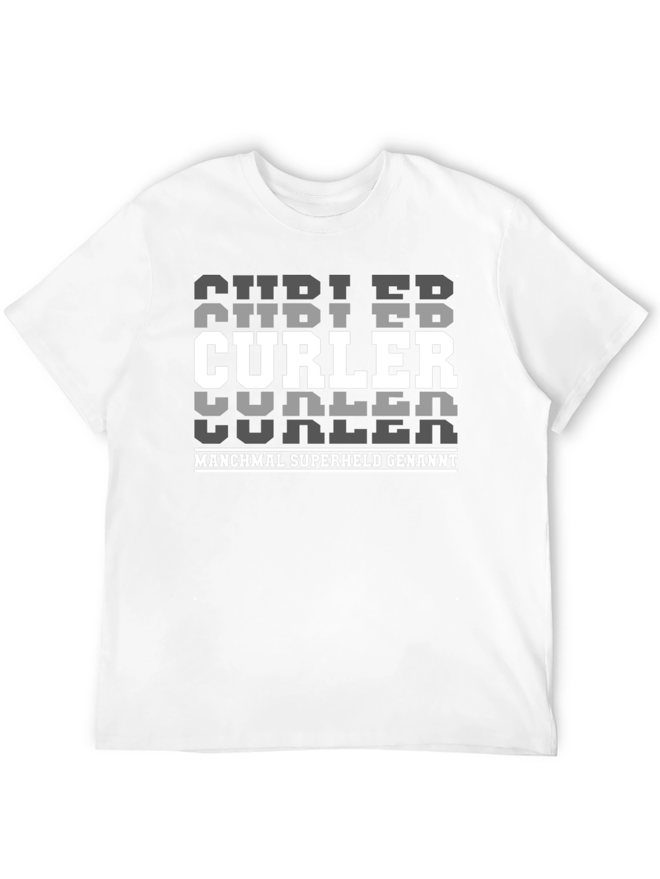 Curler Superheld T-Shirt - Black